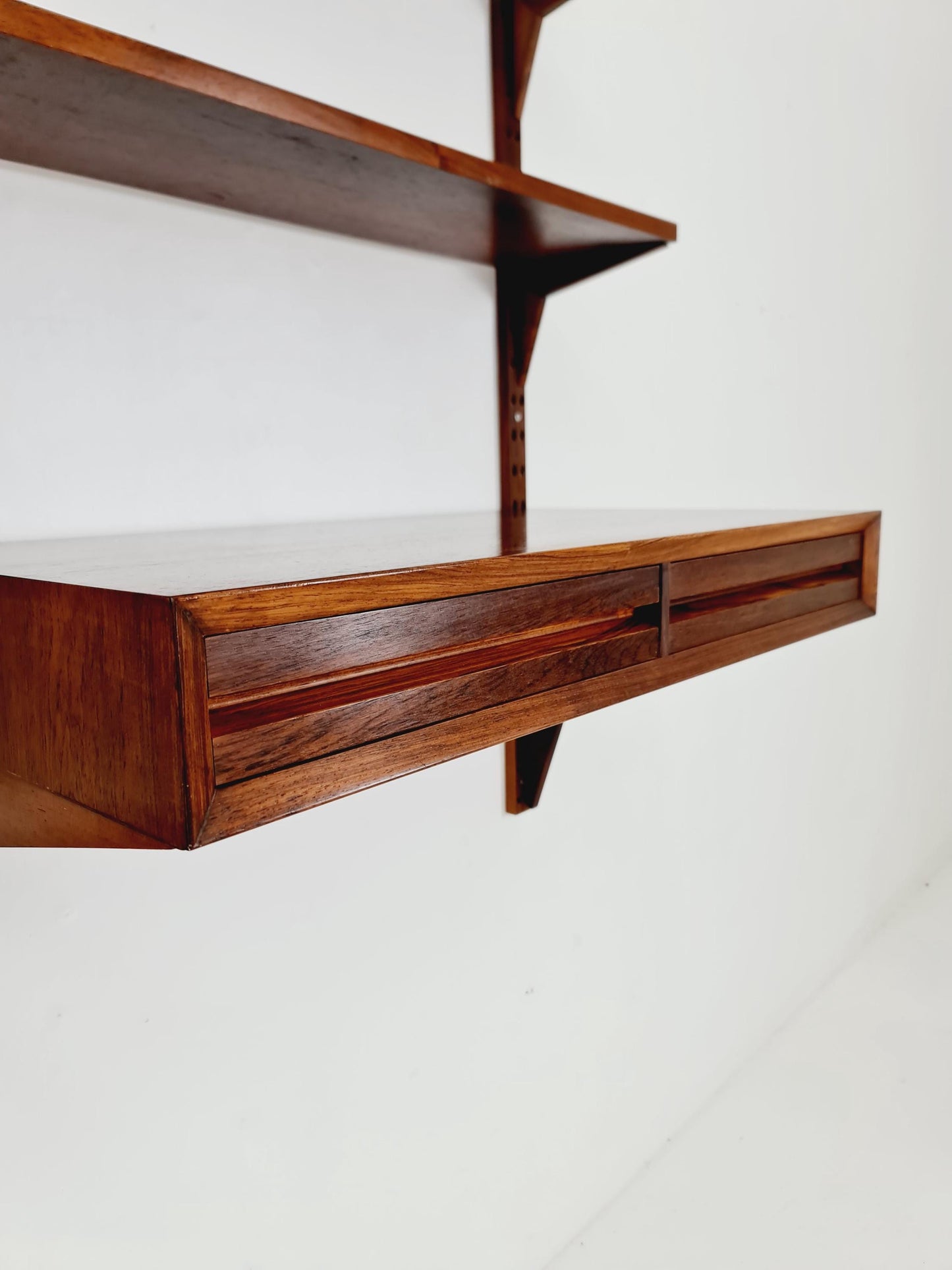 Midcentury Danish Rosewood Shelving Unit With Desk , by Poul Cadovius, 1960s