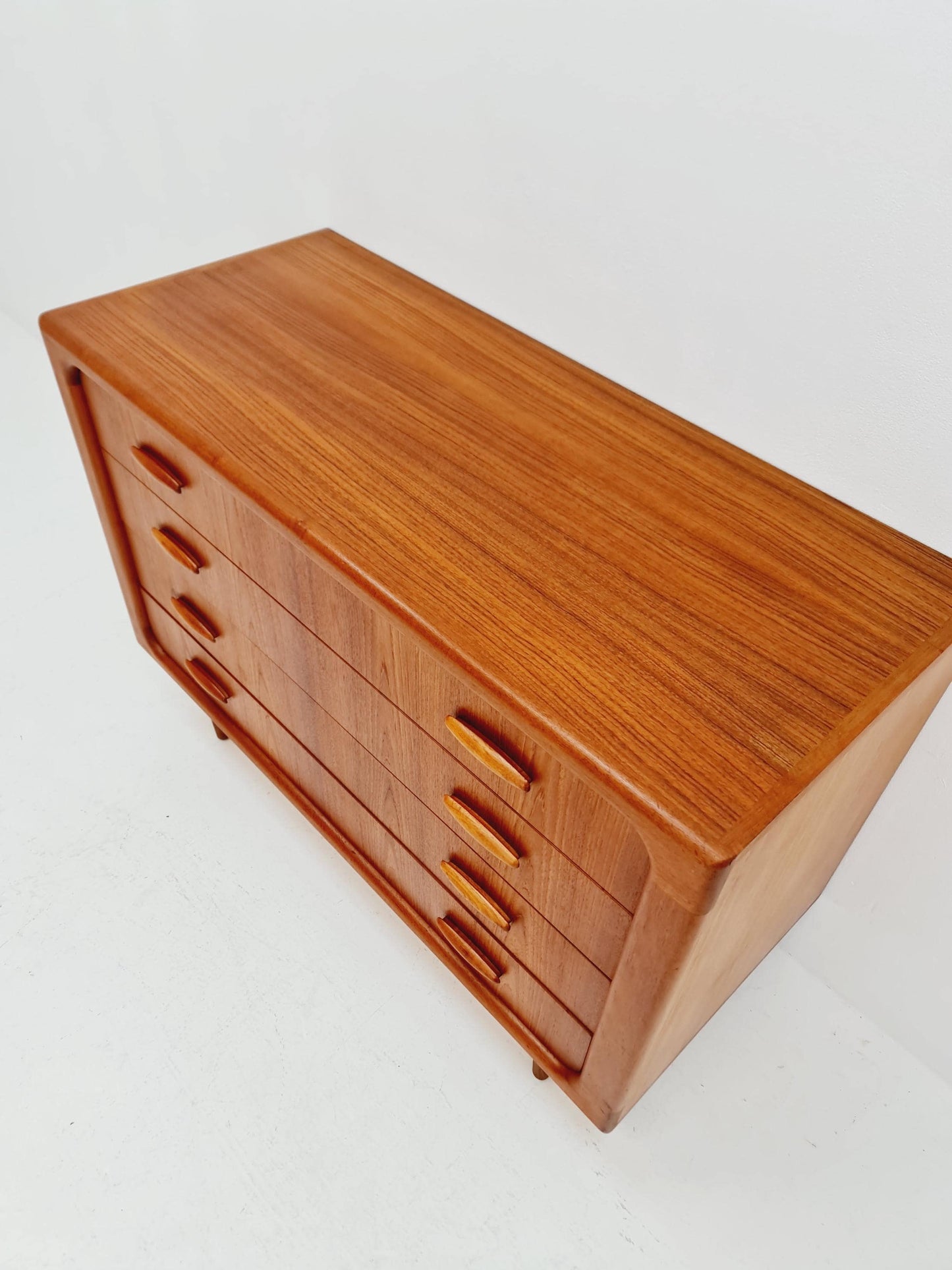 Rare Mid century Modern Danish teak chest of drawers by Dyrlund , 1960s