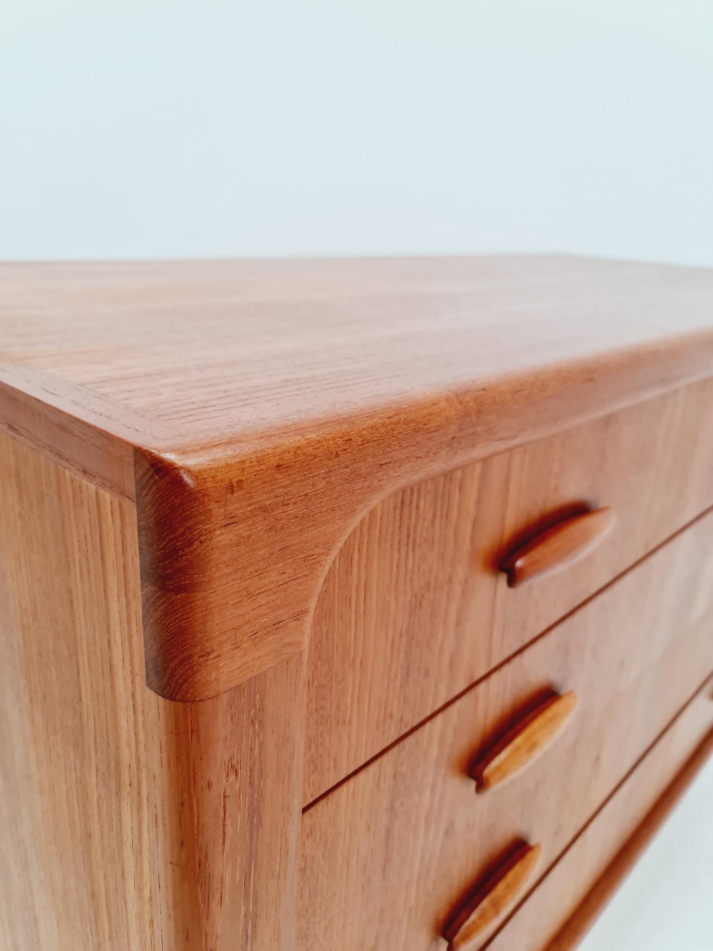 Rare Mid century Modern Danish teak chest of drawers by Dyrlund , 1960s