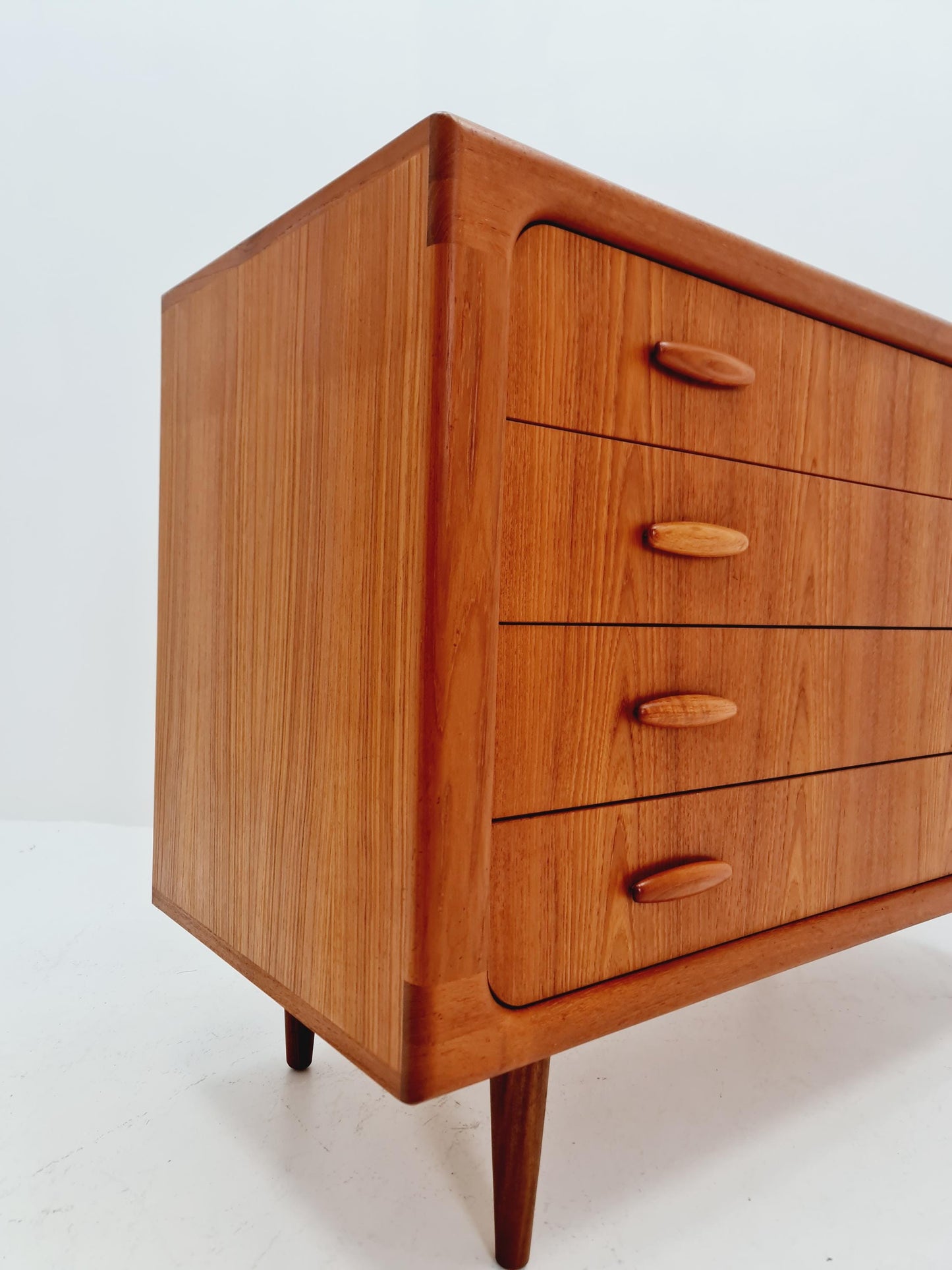 Rare Mid century Modern Danish teak chest of drawers by Dyrlund , 1960s