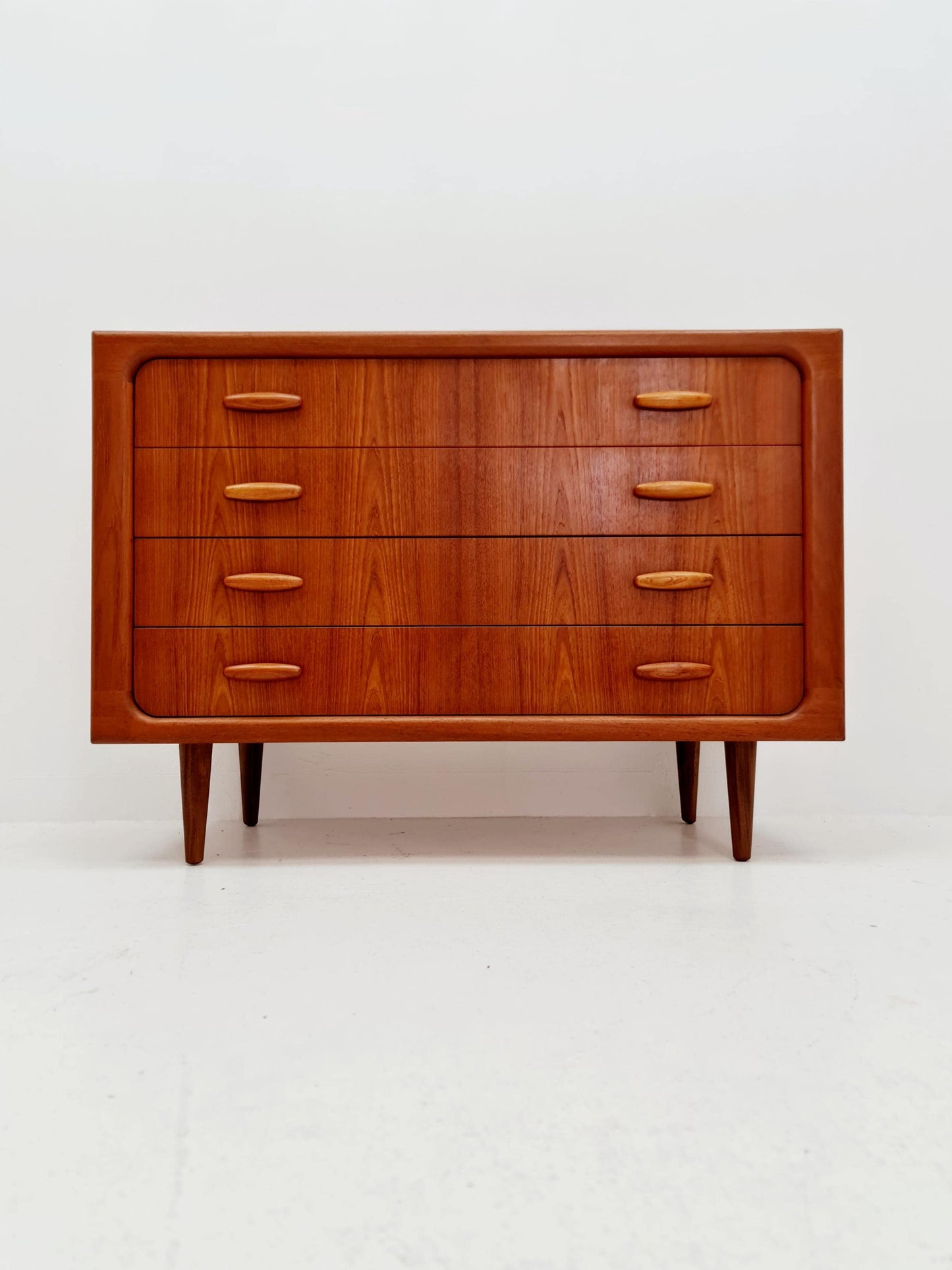 Rare Mid century Modern Danish teak chest of drawers by Dyrlund , 1960s
