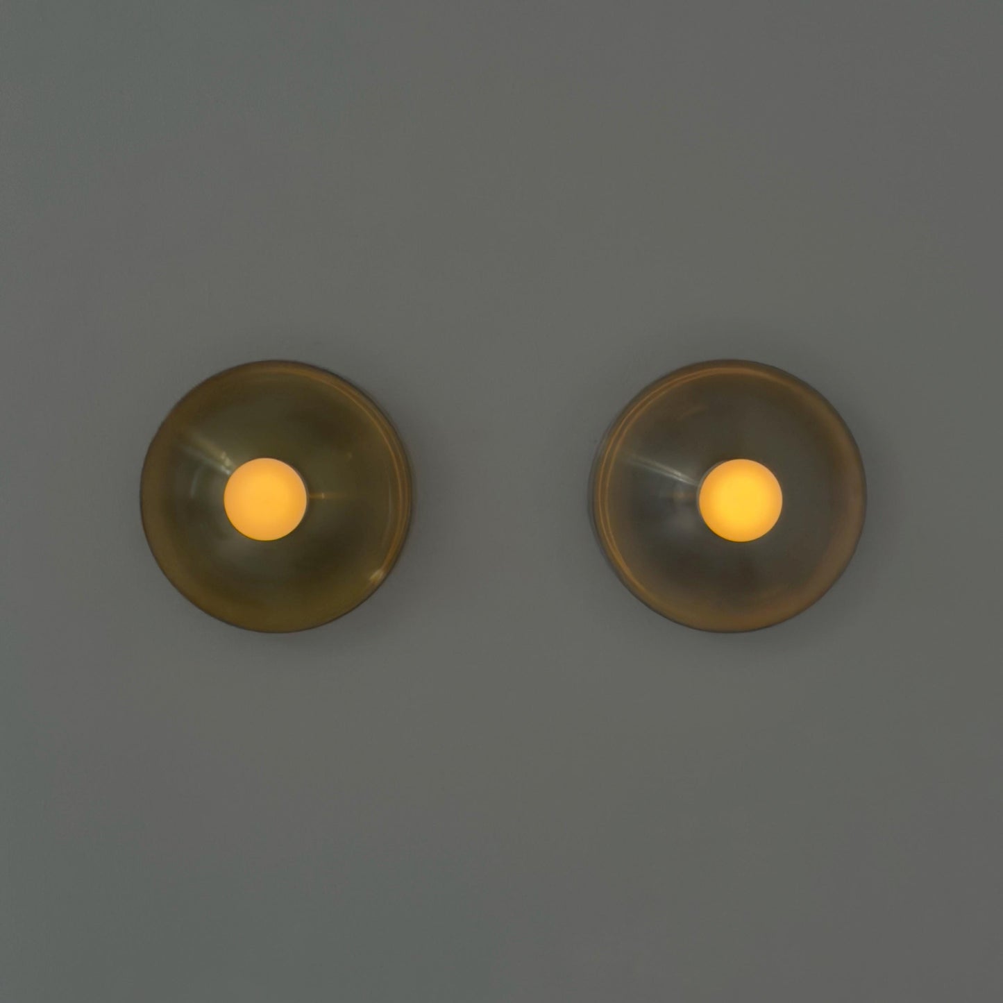 Ser of 2 Space age wall lights selection by Charlotte Perriand for Les Arcs, 1970 France