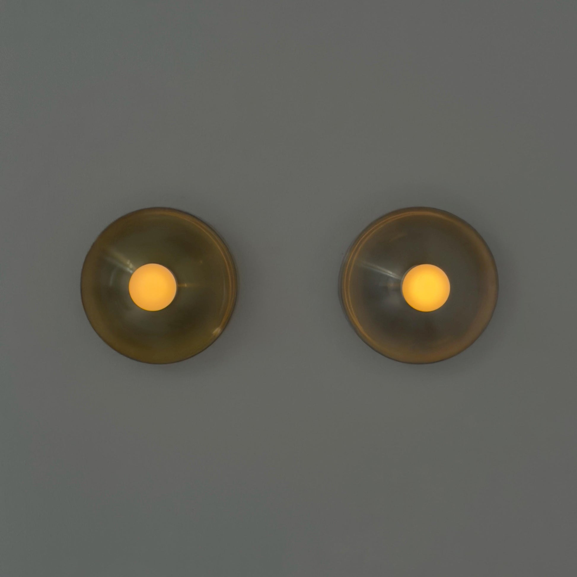 Ser of 2 Space age wall lights selection by Charlotte Perriand for Les Arcs, 1970 France