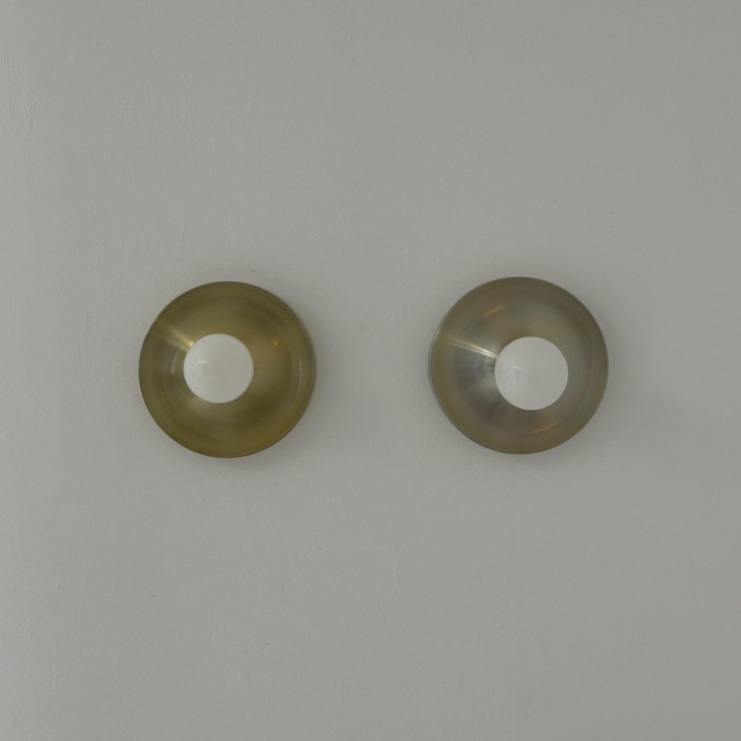 Ser of 2 Space age wall lights selection by Charlotte Perriand for Les Arcs, 1970 France