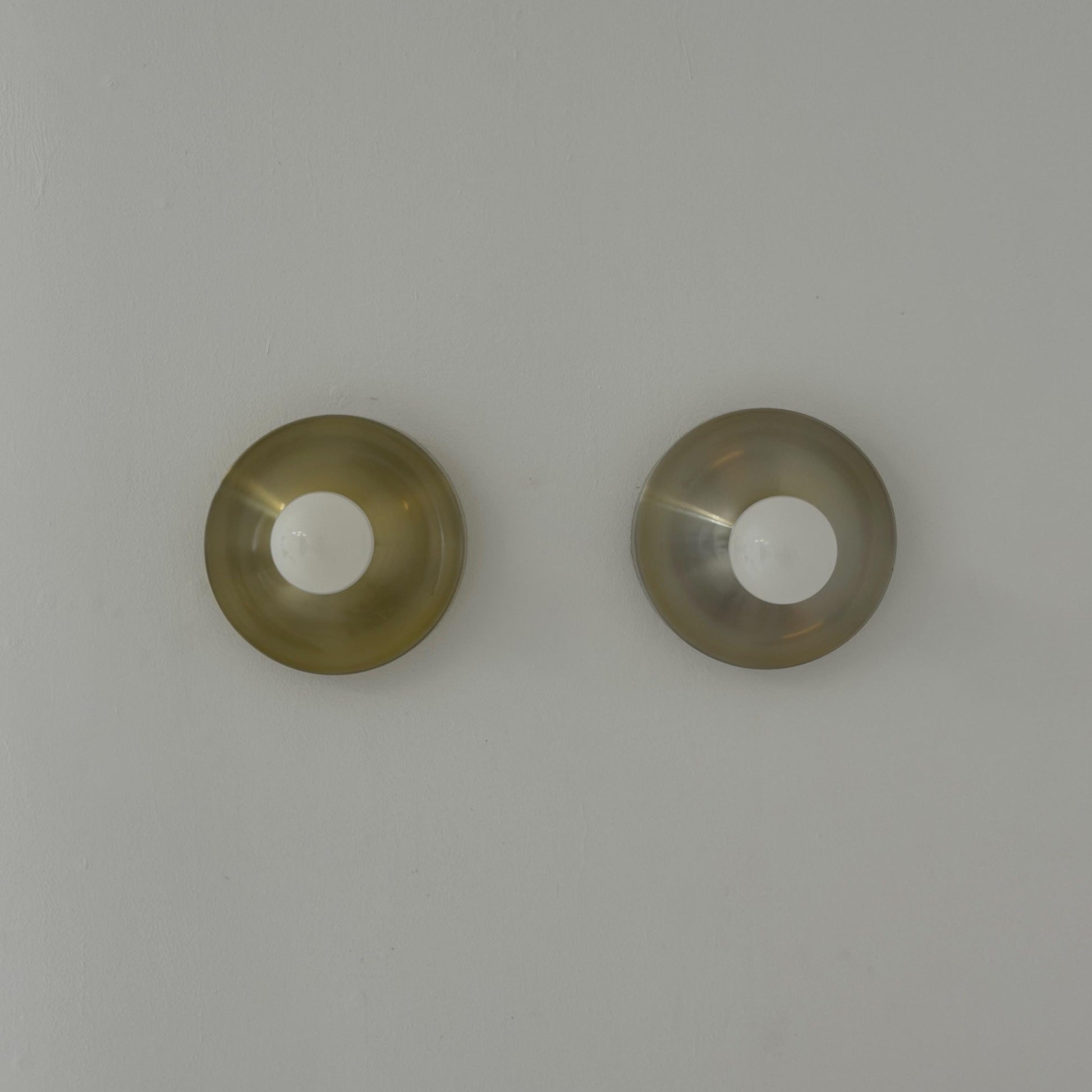 Ser of 2 Space age wall lights selection by Charlotte Perriand for Les Arcs, 1970 France