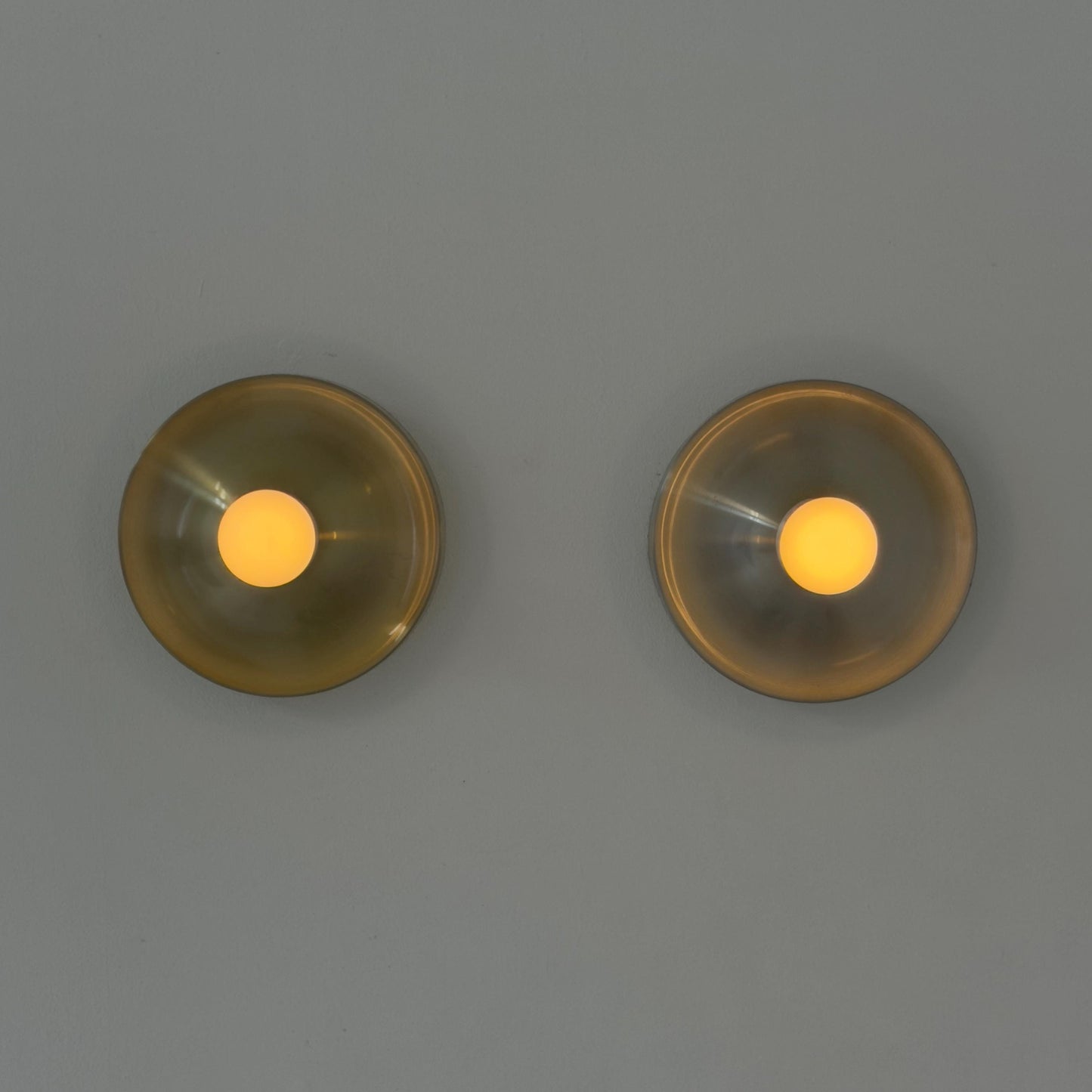 Ser of 2 Space age wall lights selection by Charlotte Perriand for Les Arcs, 1970 France