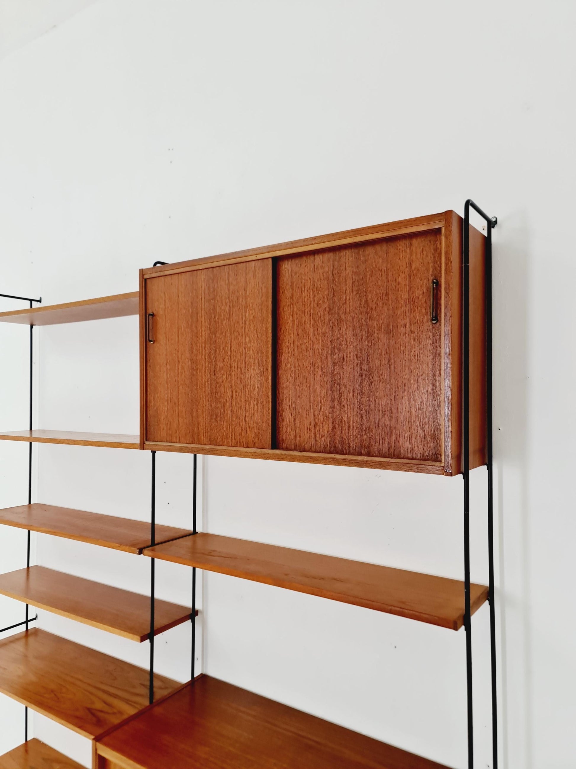 Mid century Teak shelving unit by Hilker for Omnia, Germany 1960s