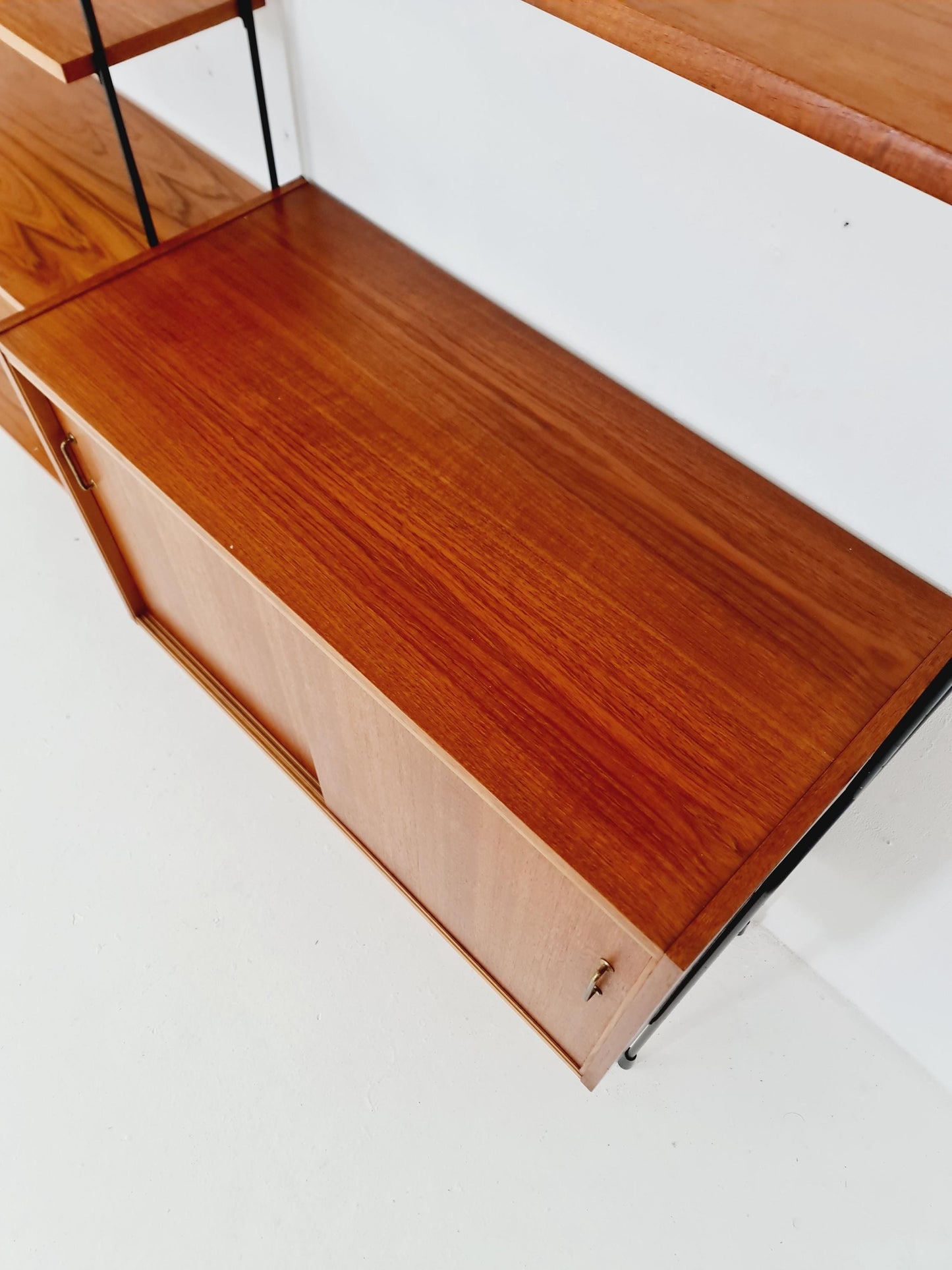 Mid century Teak shelving unit by Hilker for Omnia, Germany 1960s