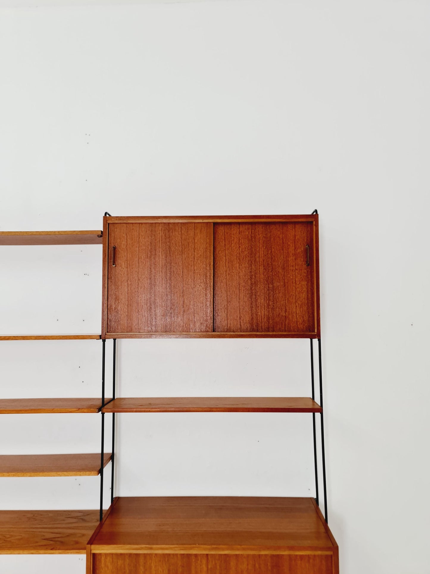 Mid century Teak shelving unit by Hilker for Omnia, Germany 1960s