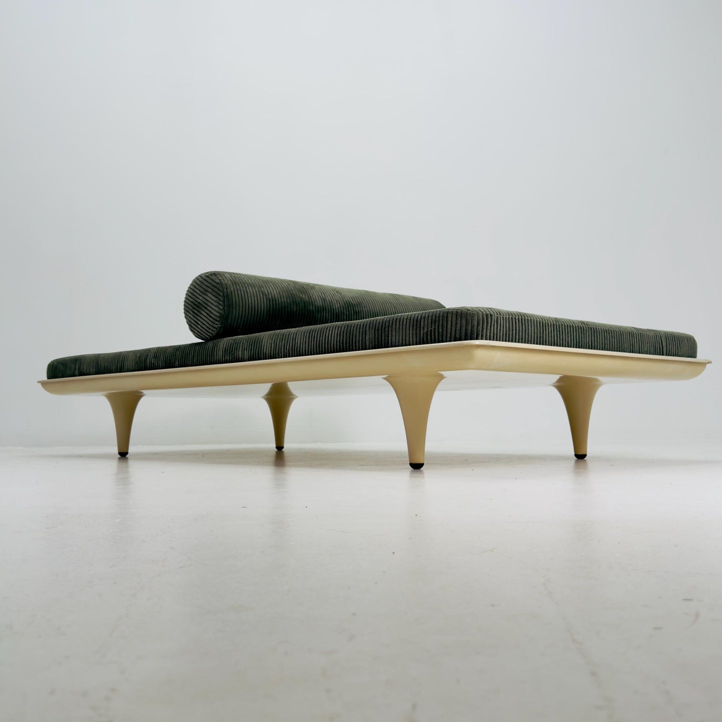 Rare Space Age Fiberglass Daybed Sofa Bed, Germany 1980s