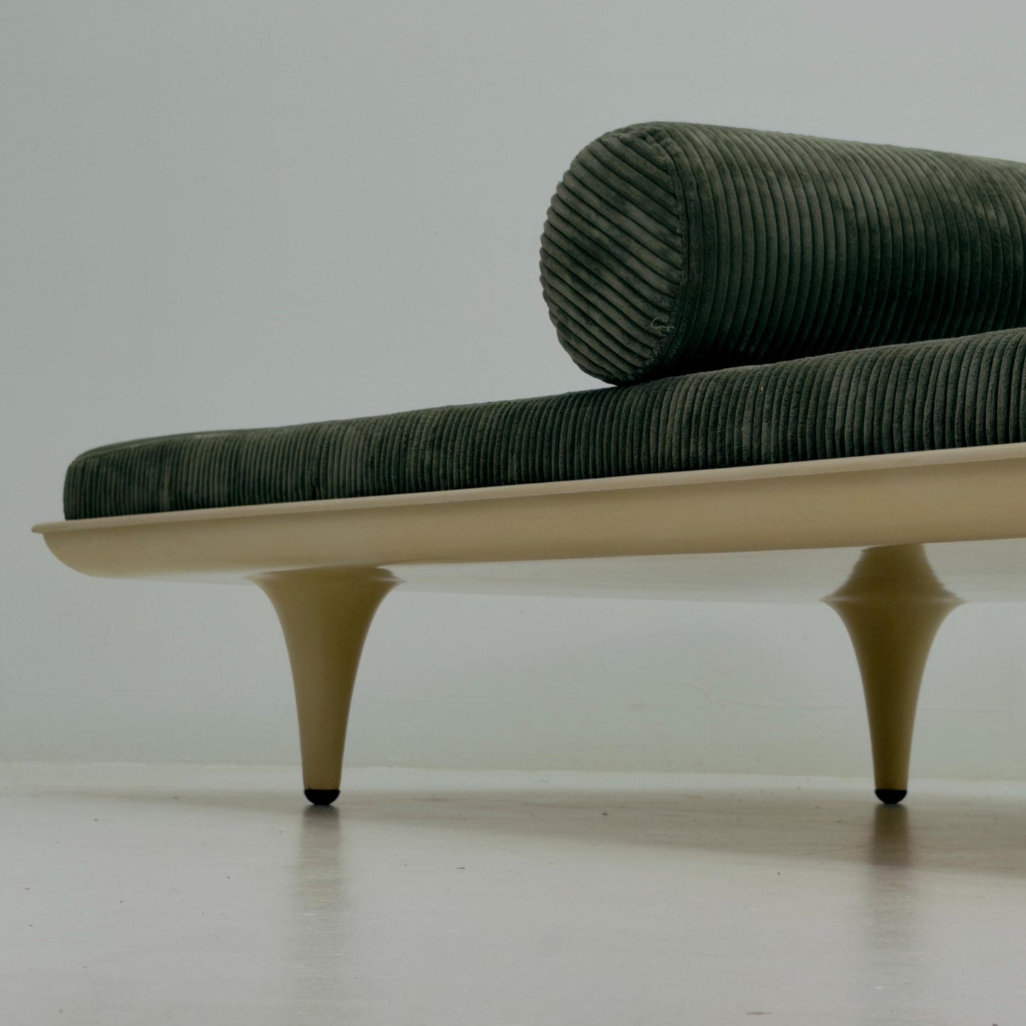 Rare Space Age Fiberglass Daybed Sofa Bed, Germany 1980s