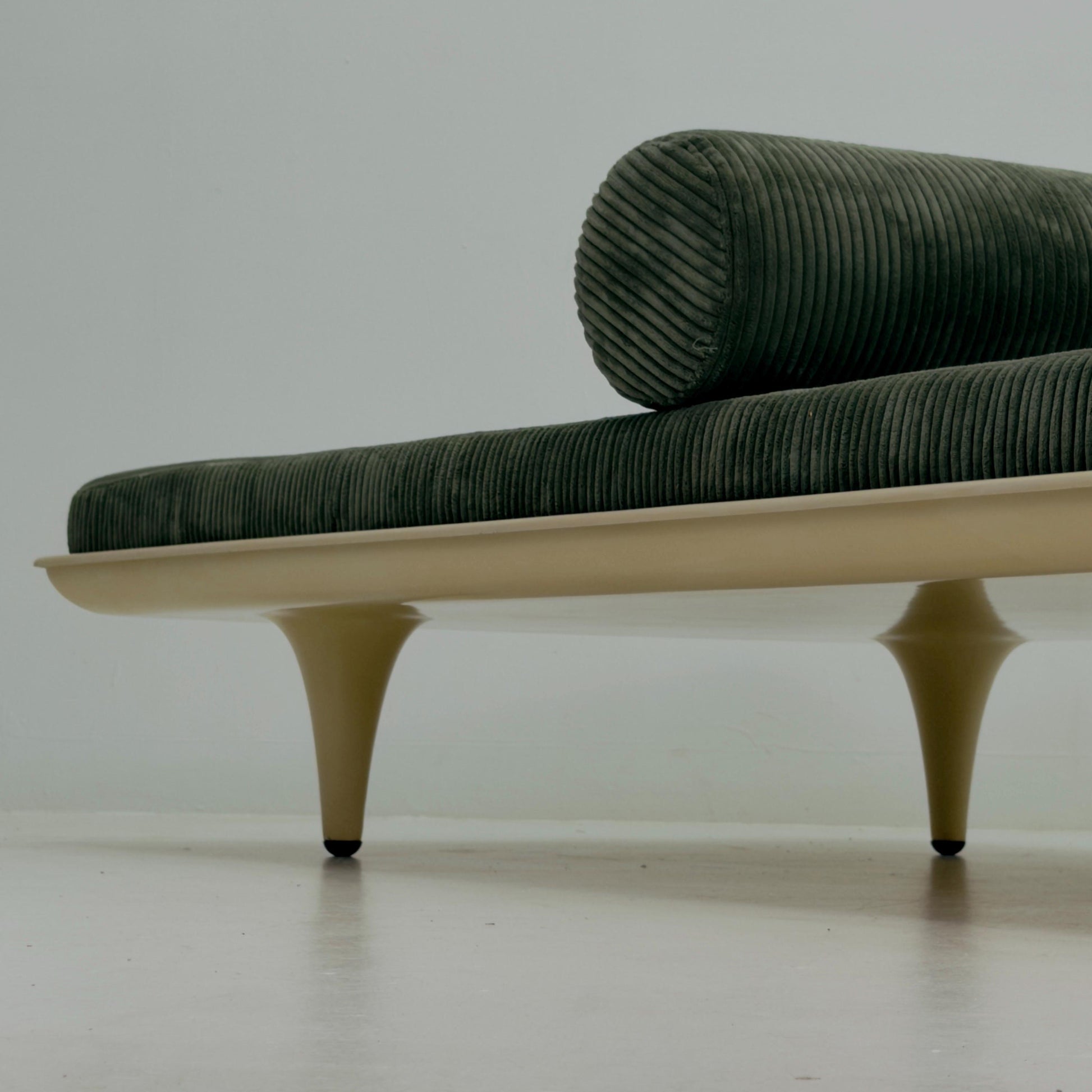 Rare Space Age Fiberglass Daybed Sofa Bed, Germany 1980s