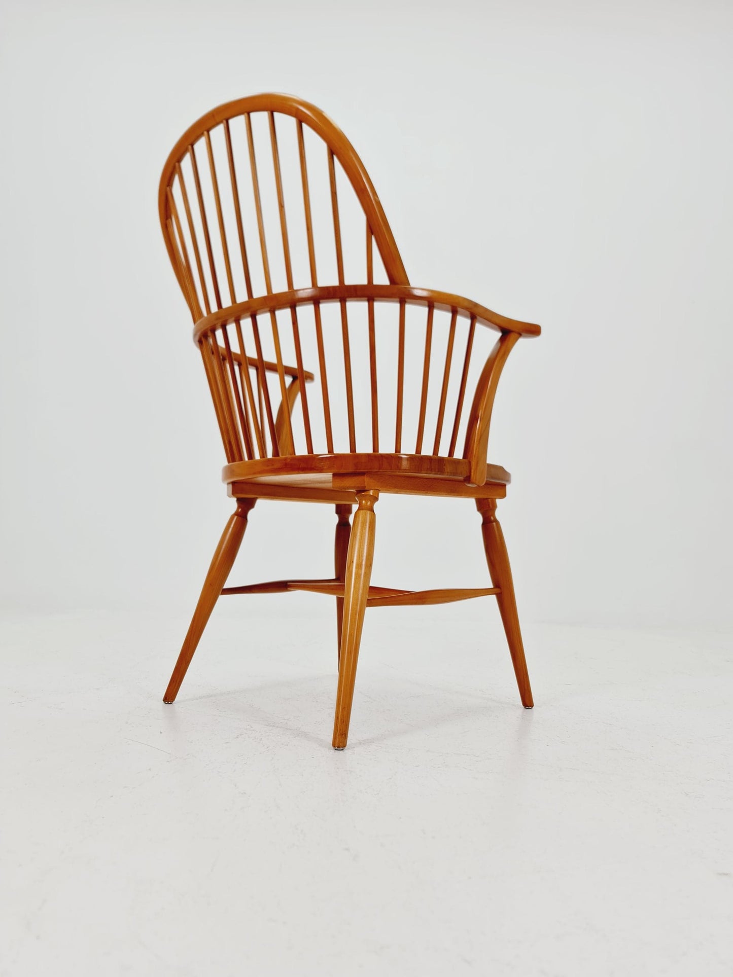 Danish Ash wood Chair by Frits Henningsen Windsor chair model FH 38 , 1960s