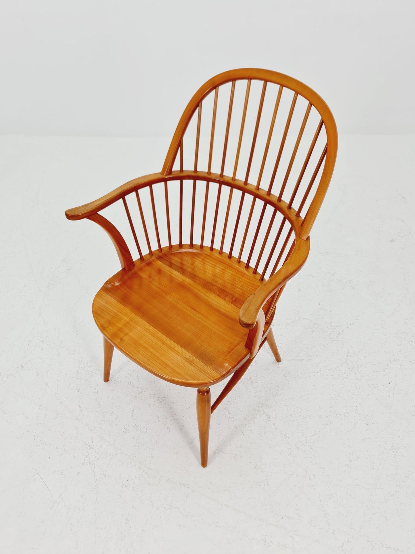 Danish Ash wood Chair by Frits Henningsen Windsor chair model FH 38 , 1960s