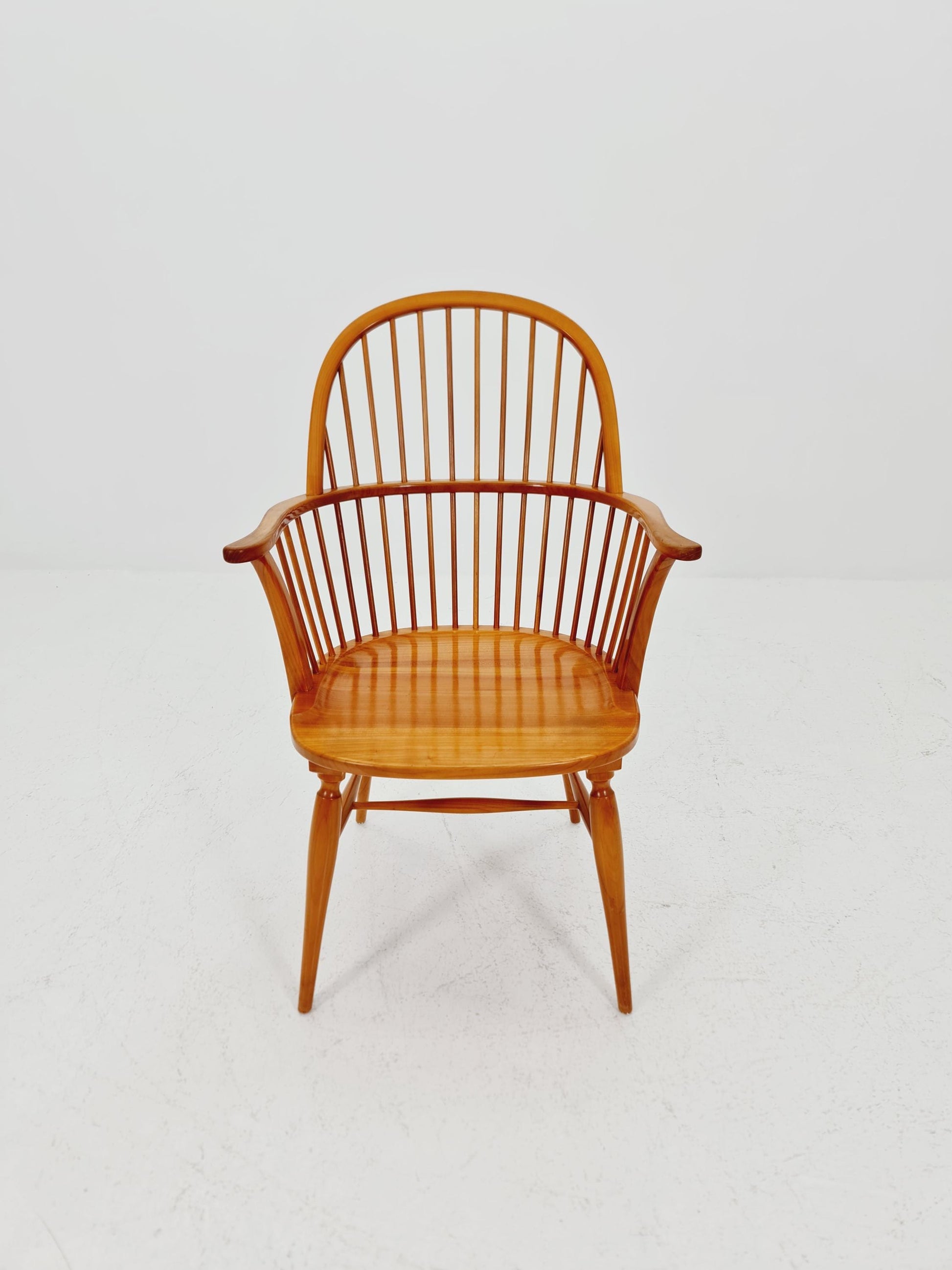 Danish Ash wood Chair by Frits Henningsen Windsor chair model FH 38 , 1960s