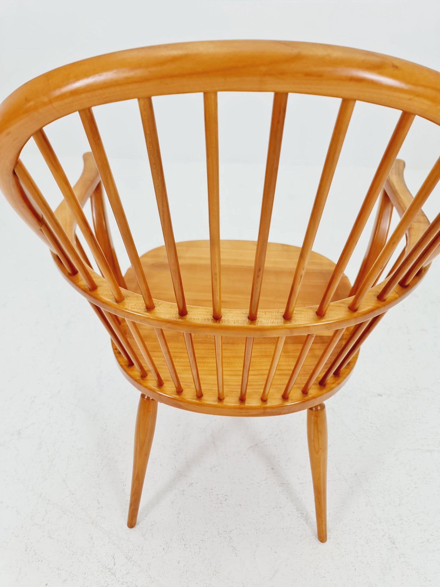 Danish Ash wood Chair by Frits Henningsen Windsor chair model FH 38 , 1960s
