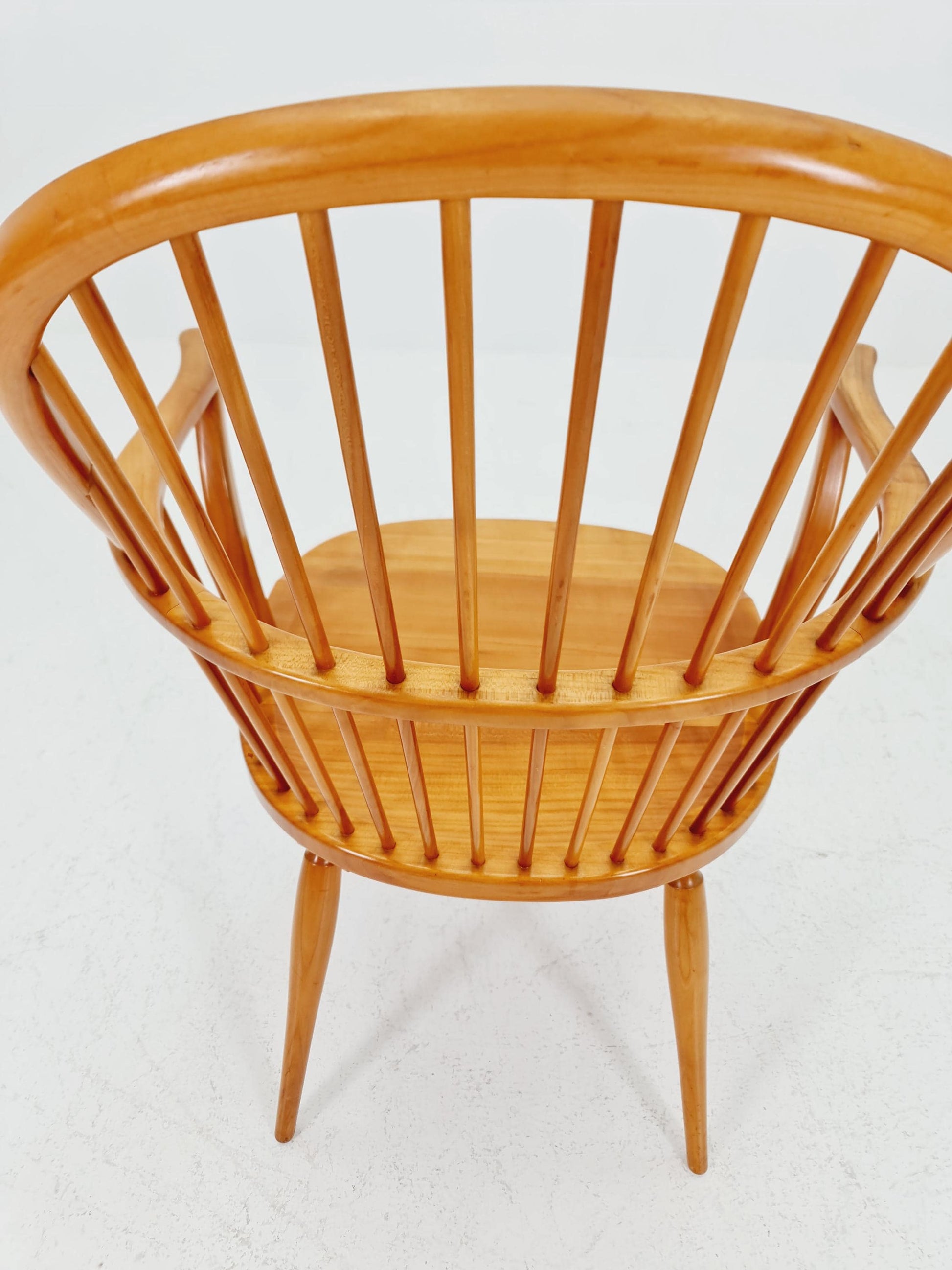 Danish Ash wood Chair by Frits Henningsen Windsor chair model FH 38 , 1960s