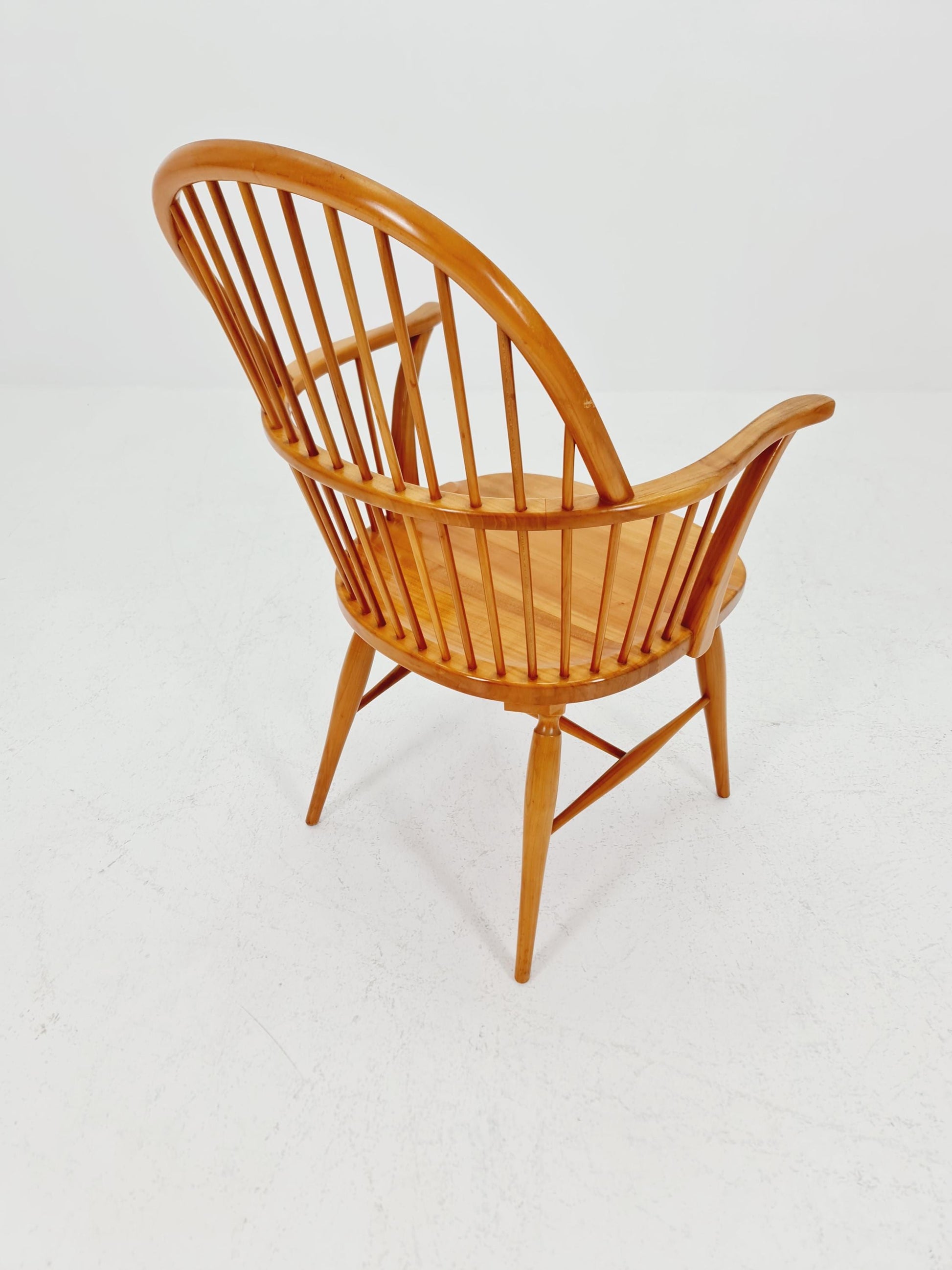Danish Ash wood Chair by Frits Henningsen Windsor chair model FH 38 , 1960s