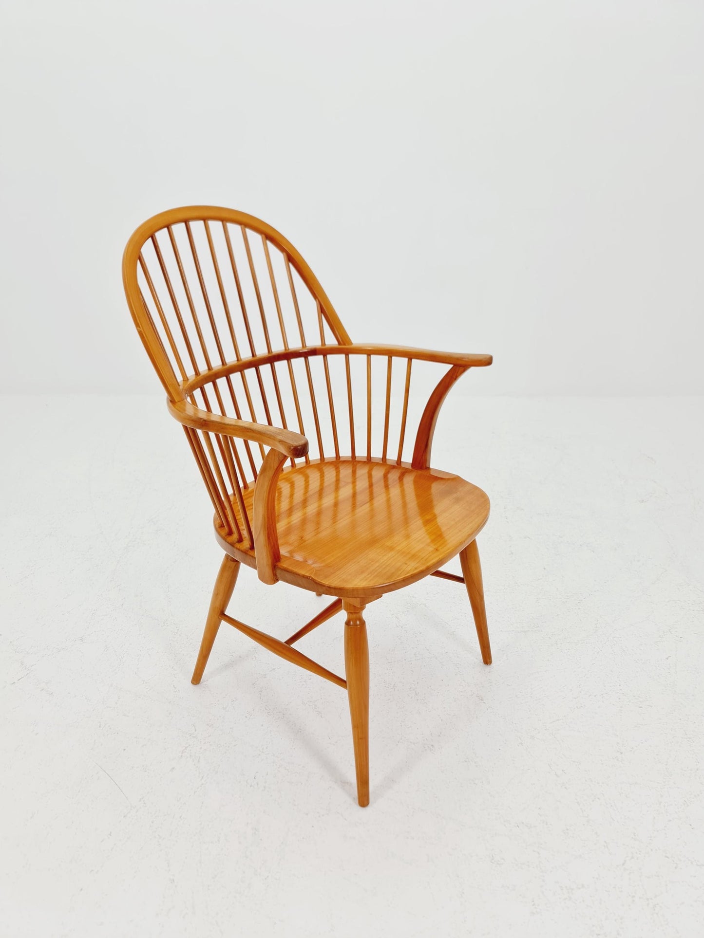 Danish Ash wood Chair by Frits Henningsen Windsor chair model FH 38 , 1960s
