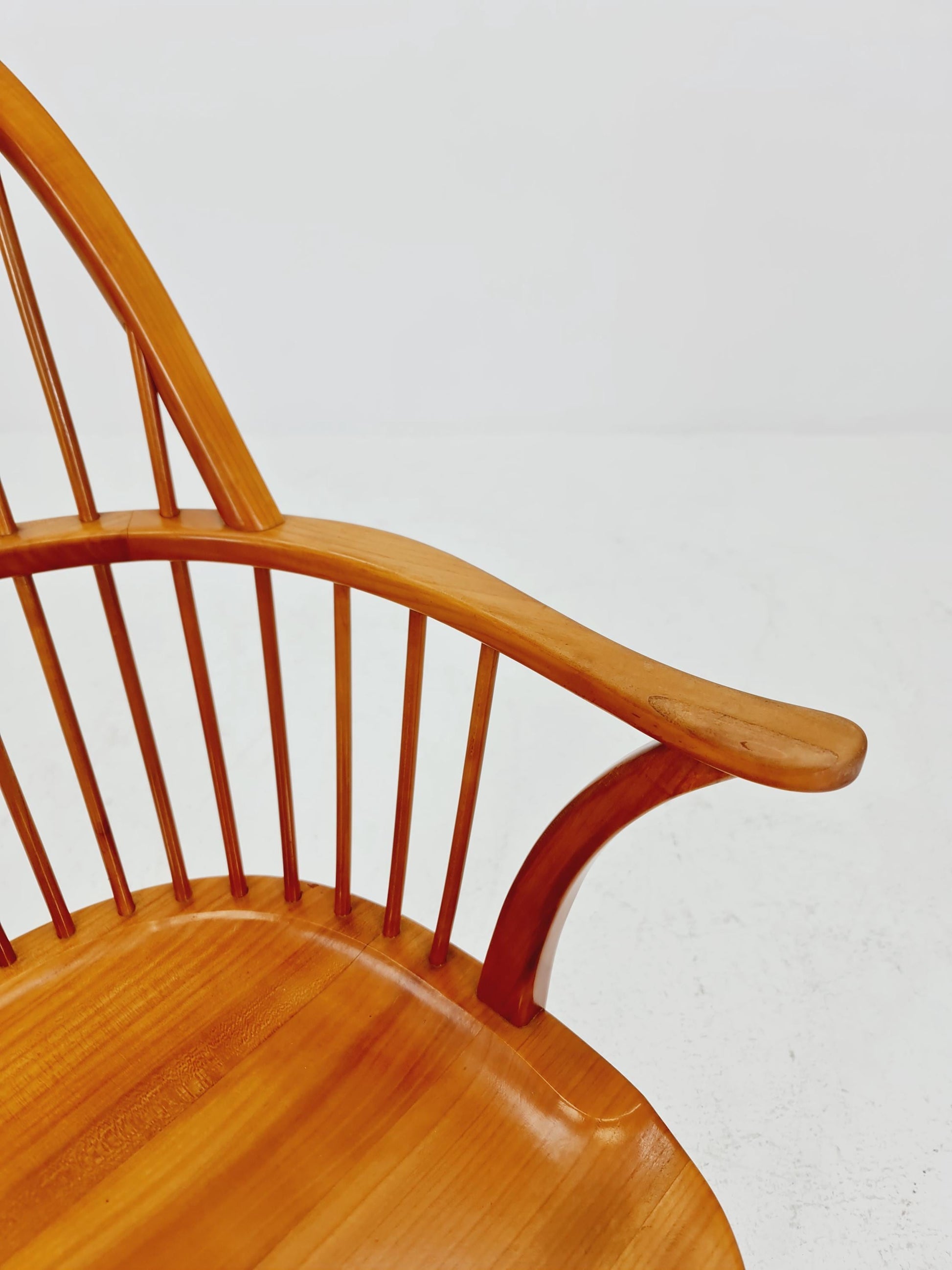 Danish Ash wood Chair by Frits Henningsen Windsor chair model FH 38 , 1960s