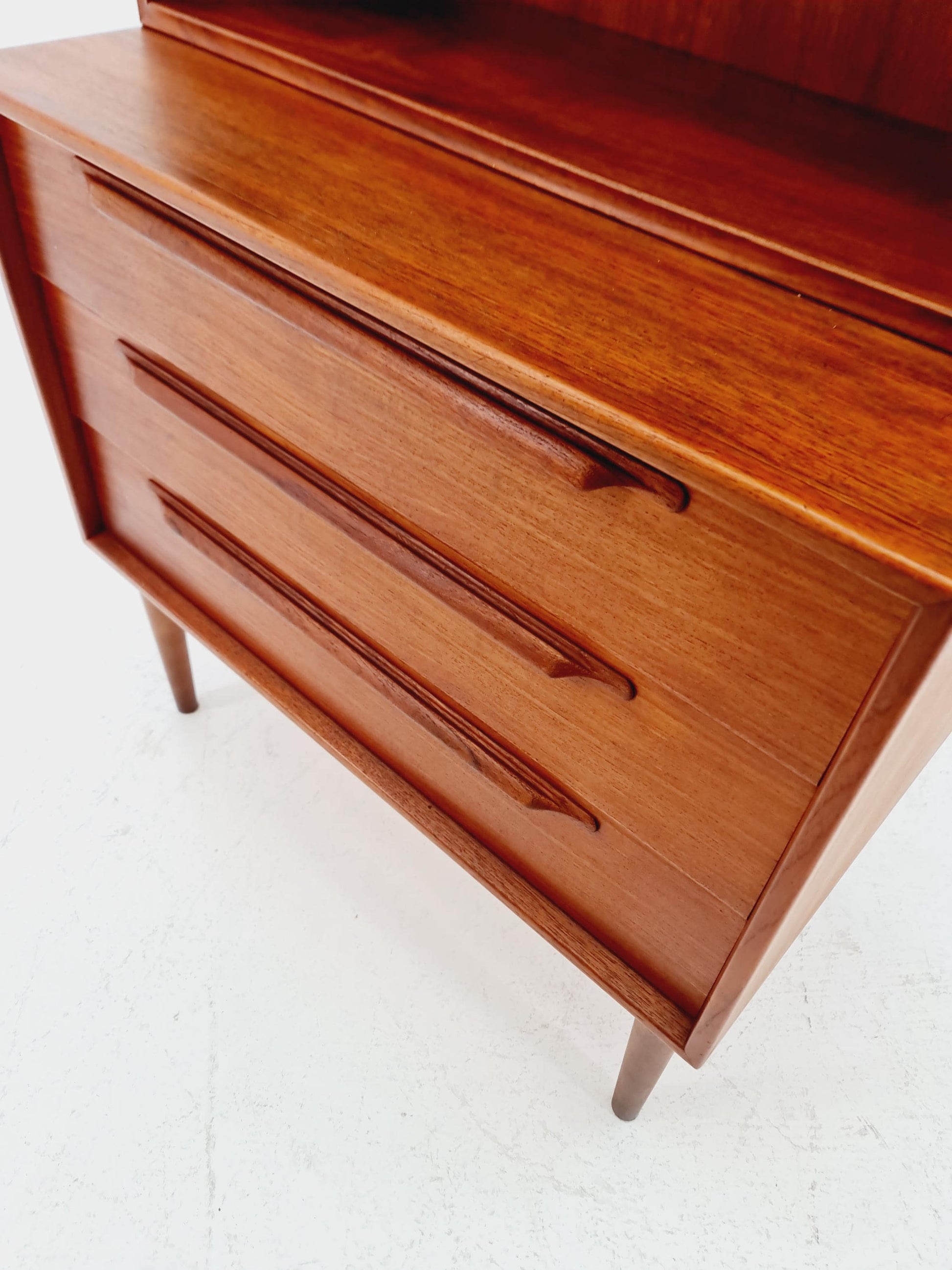 Mid Century Modern danish chest of drawers cabinet teak Display / Vitrine ,1960s