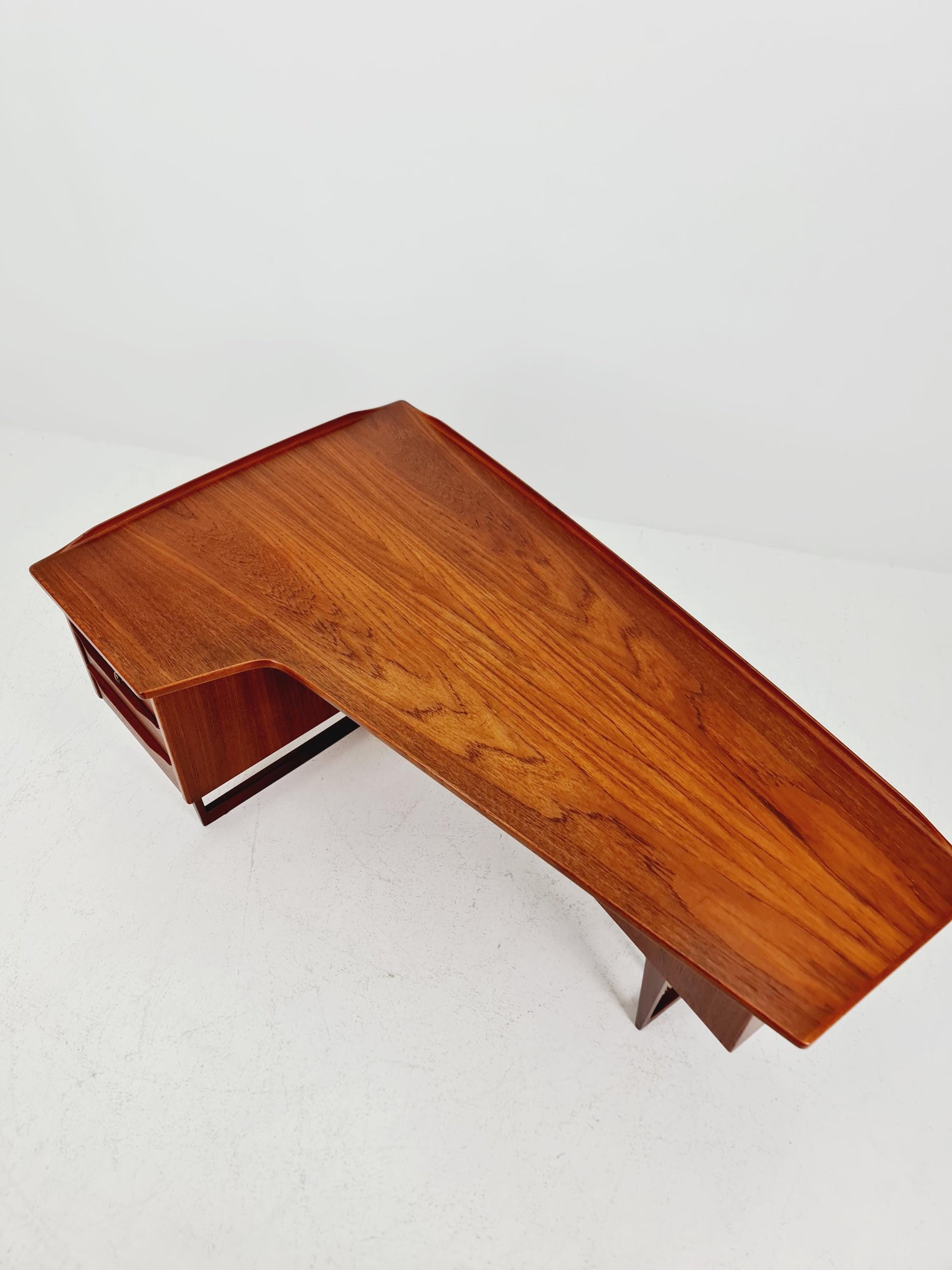 Danish teak desk model Executive Desk by Peter Lovig Nielsen for Hedensted, 1960s