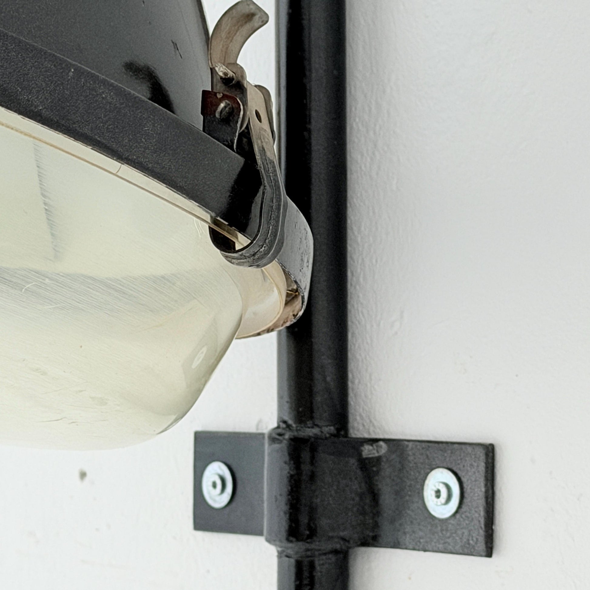 Mid Century Bauhaus Industrial Wall Lamp Hungary 1970s