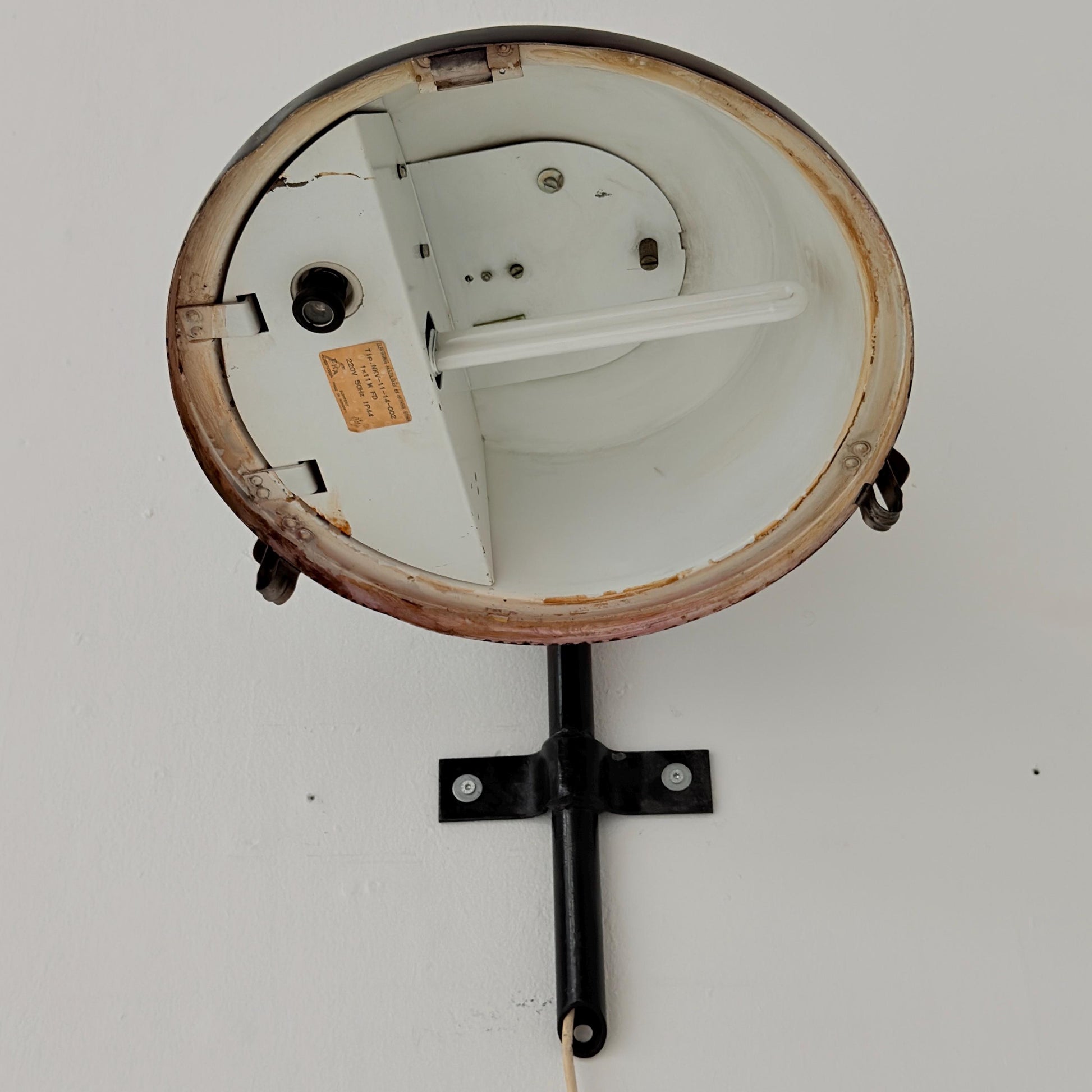 Mid Century Bauhaus Industrial Wall Lamp Hungary 1970s