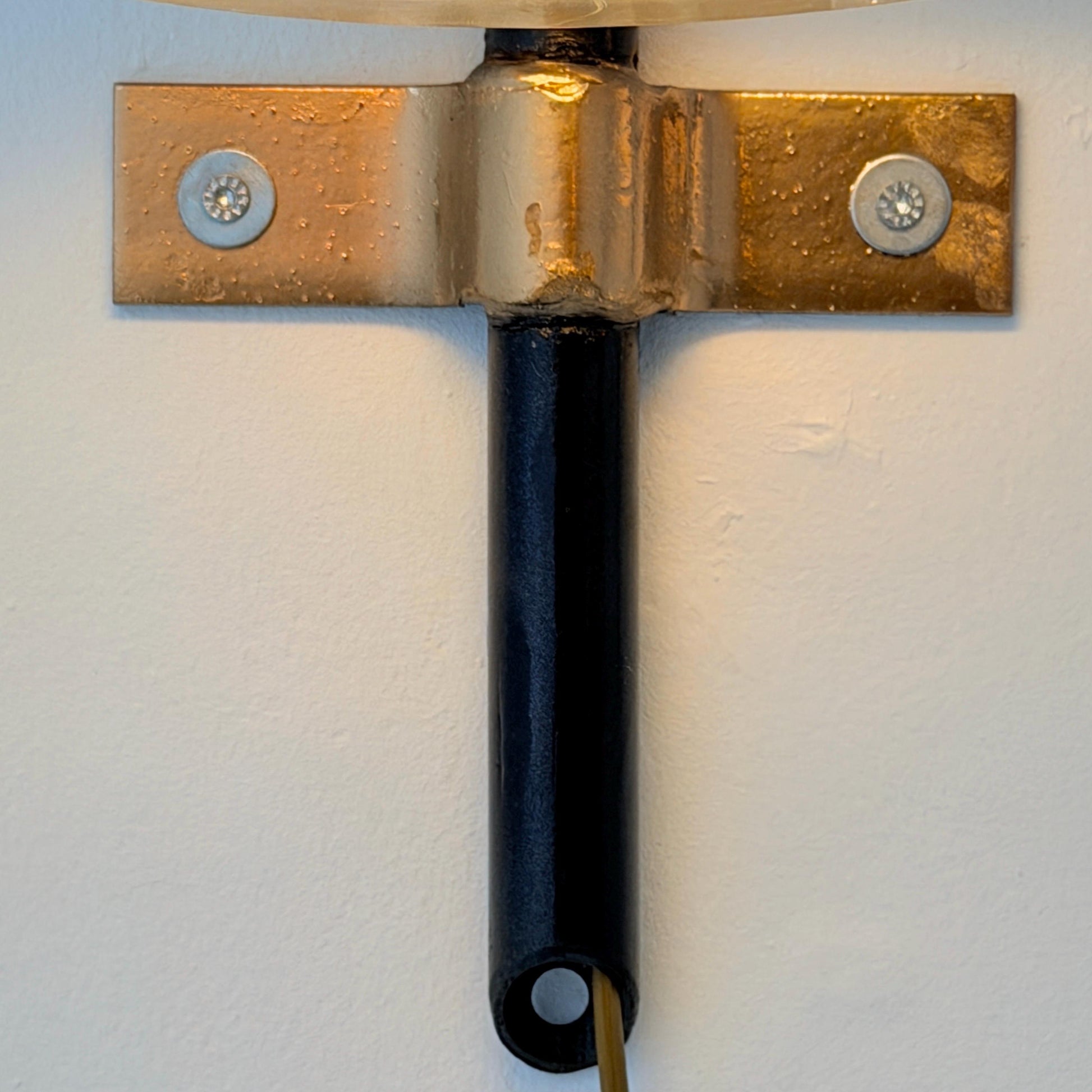 Mid Century Bauhaus Industrial Wall Lamp Hungary 1970s