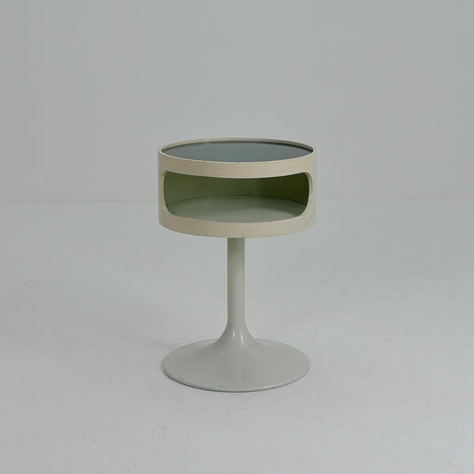Mid-Century Space Age LUNA Side Table by Opal Germany, 1970s