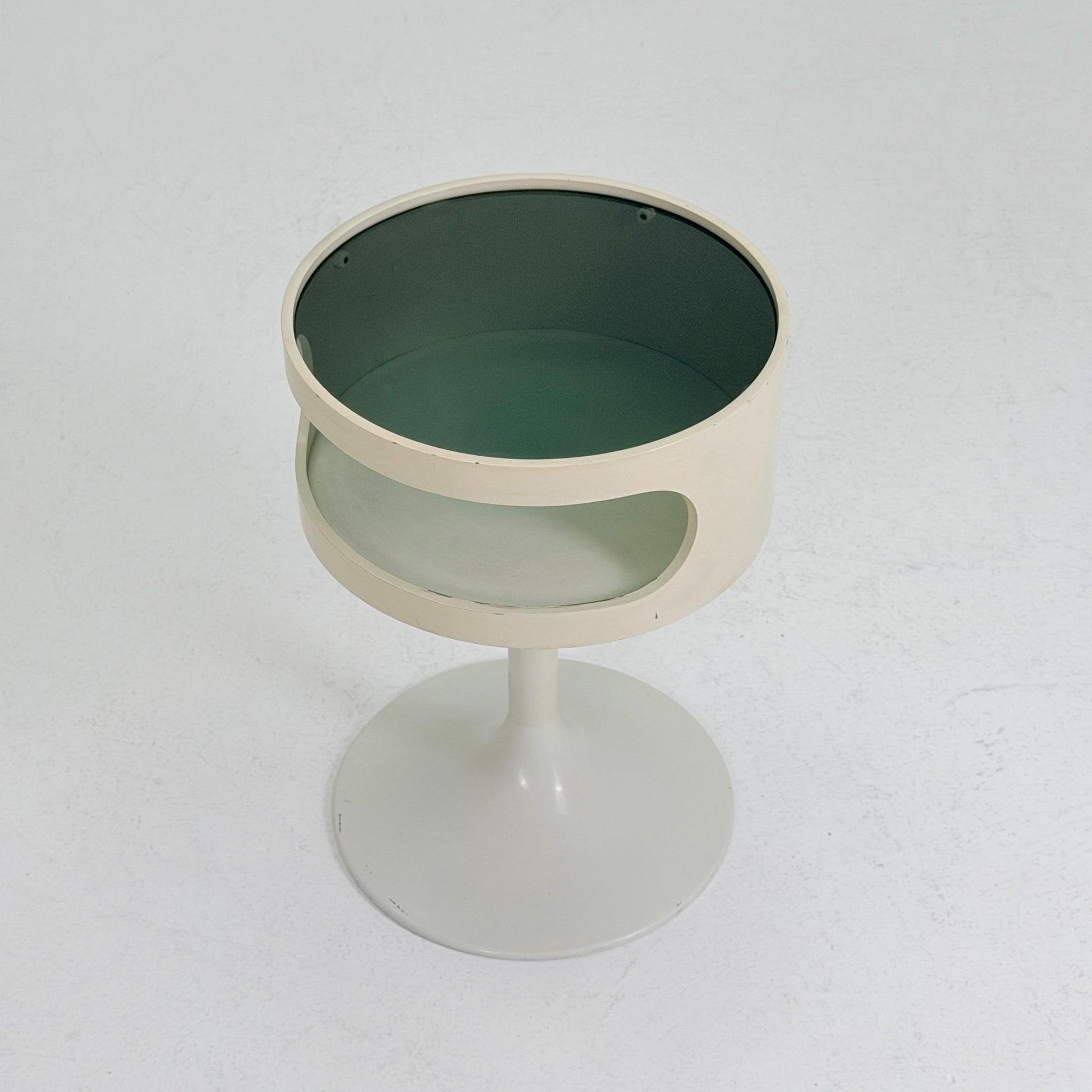 Mid-Century Space Age LUNA Side Table by Opal Germany, 1970s