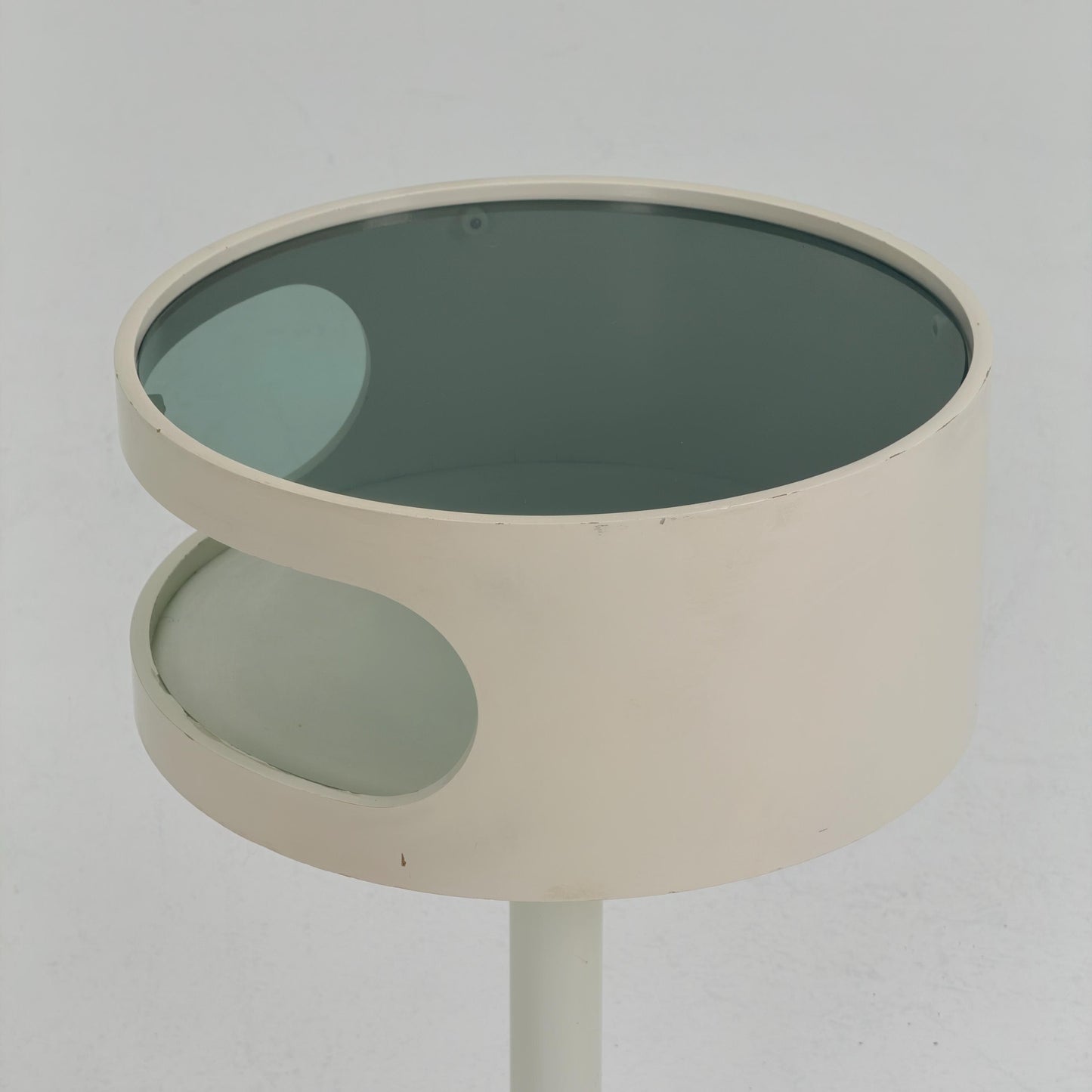 Mid-Century Space Age LUNA Side Table by Opal Germany, 1970s