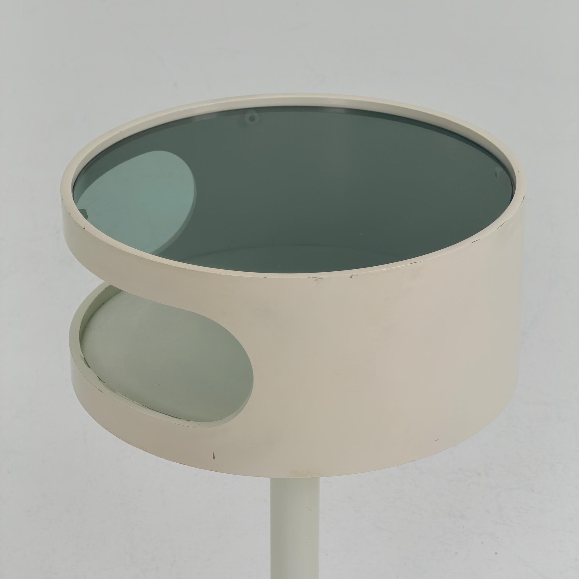 Mid-Century Space Age LUNA Side Table by Opal Germany, 1970s