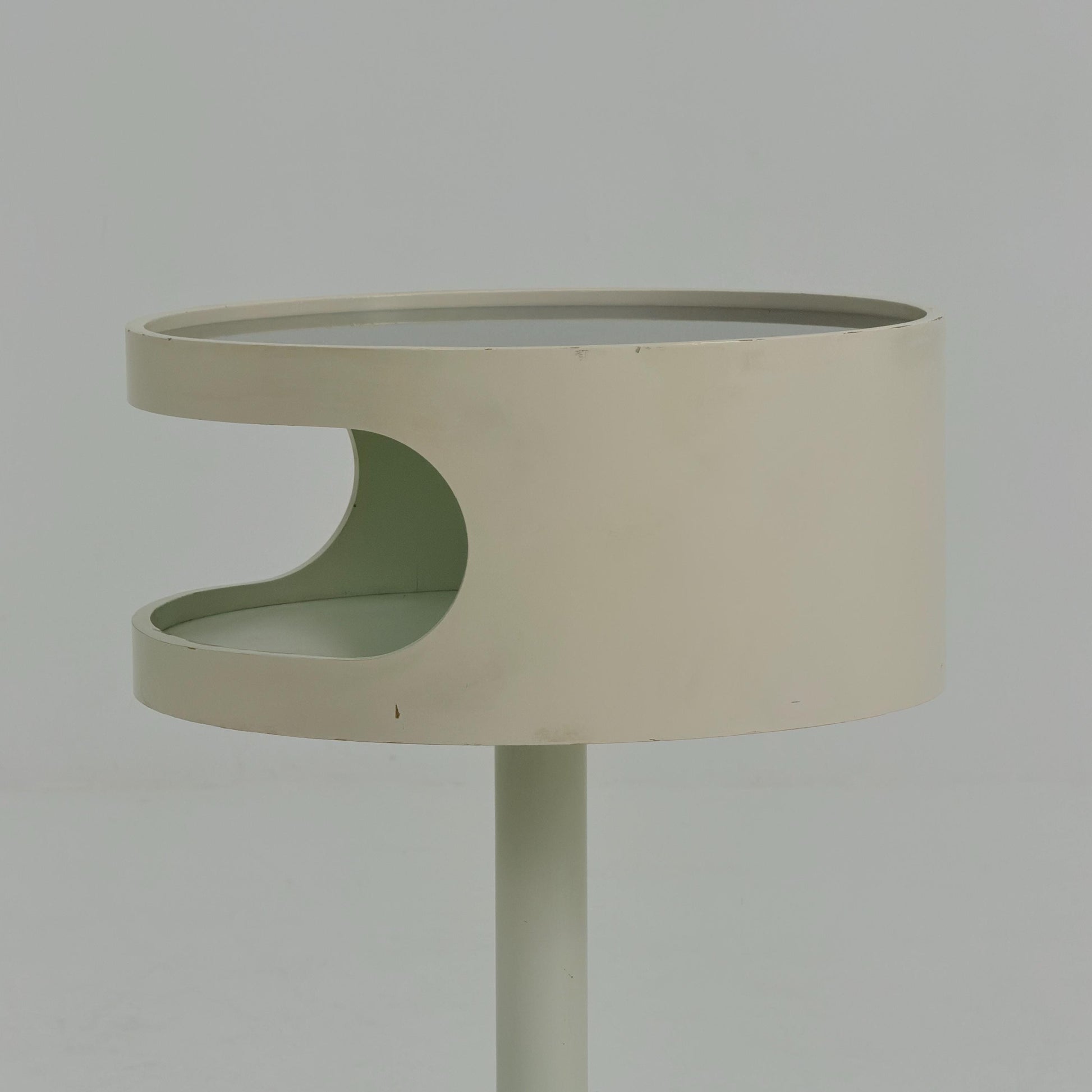 Mid-Century Space Age LUNA Side Table by Opal Germany, 1970s