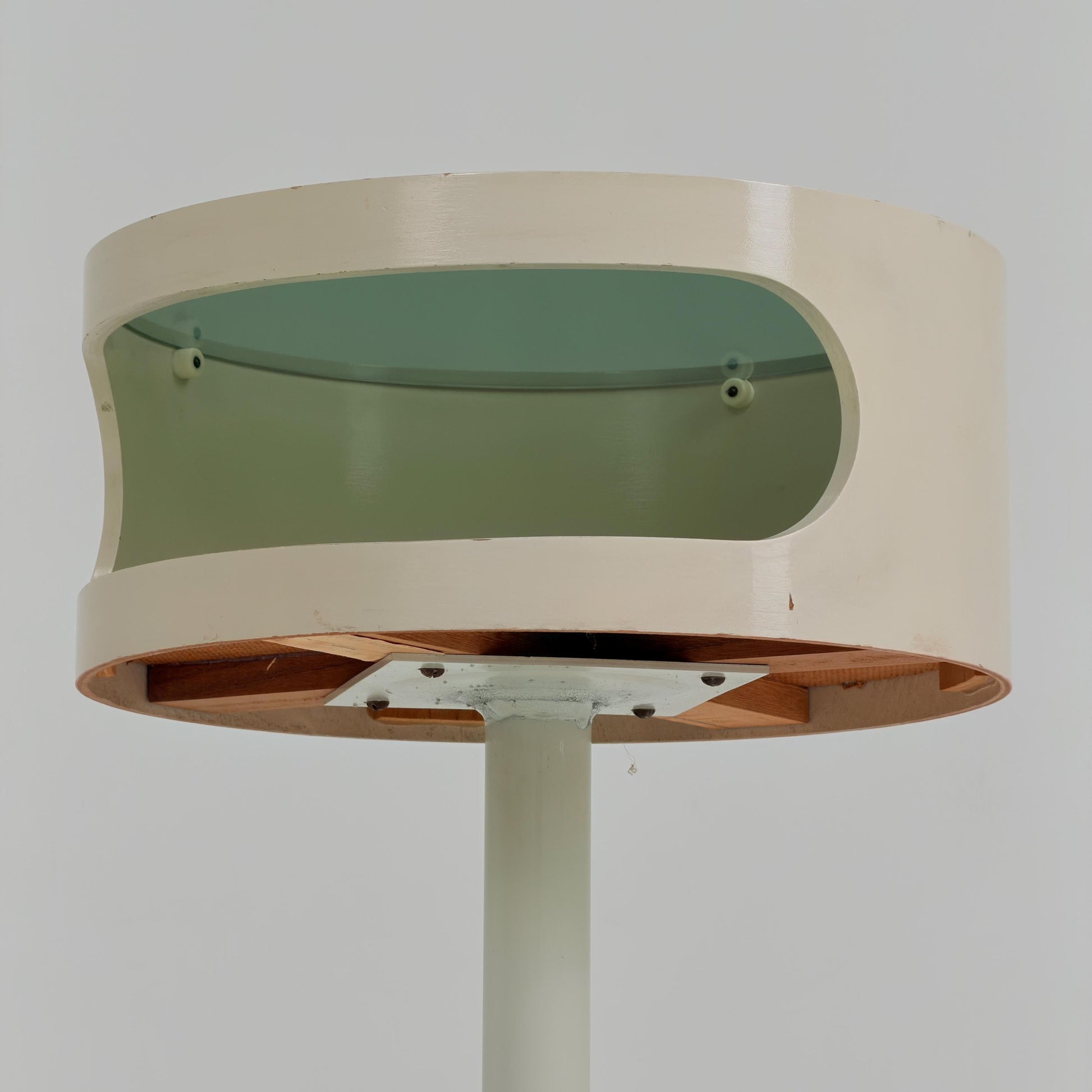 Mid-Century Space Age LUNA Side Table by Opal Germany, 1970s