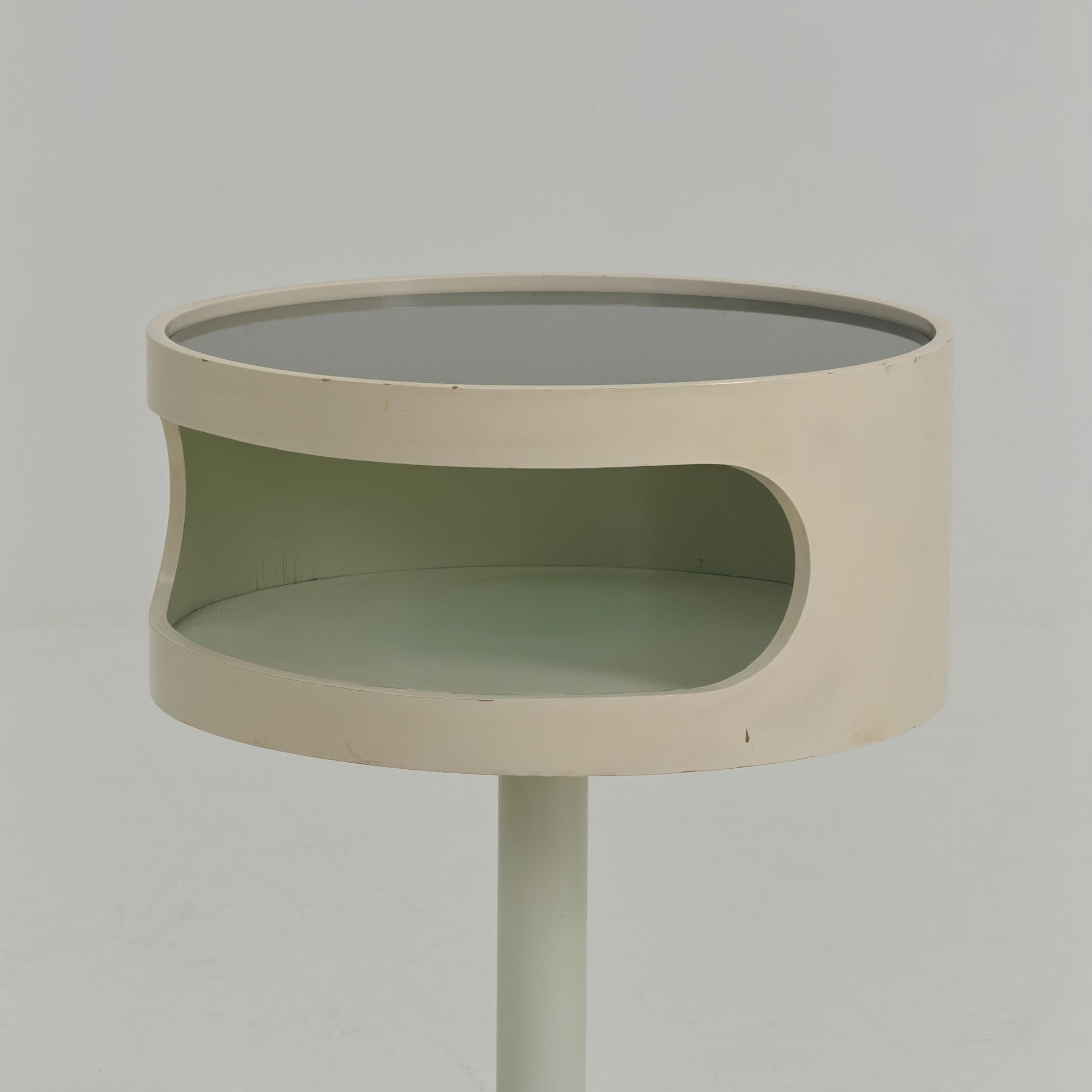Mid-Century Space Age LUNA Side Table by Opal Germany, 1970s