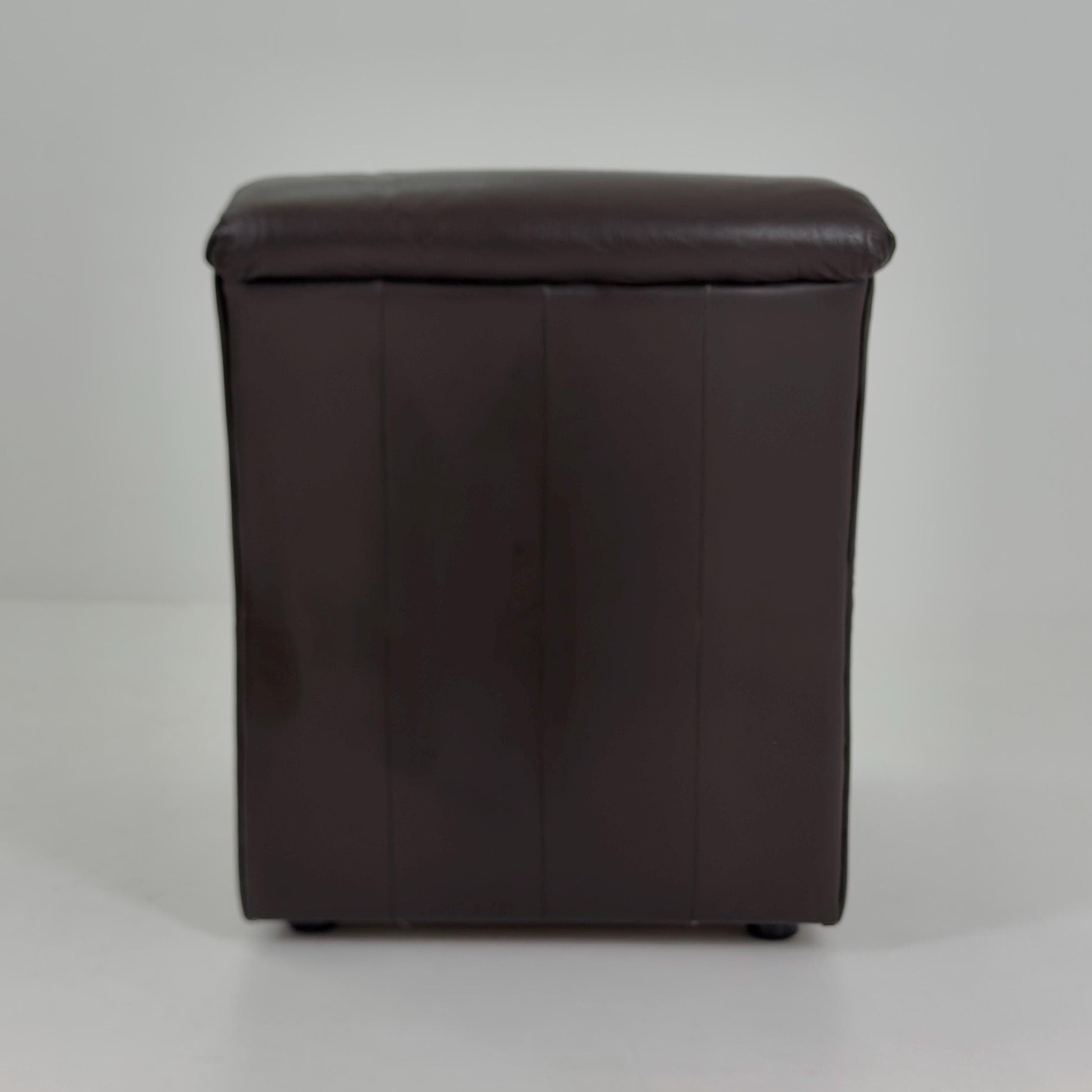 Mid-Century Chocolate Brown Leather Lounge Chair by Dreipunkt International, Germany, 1970s
