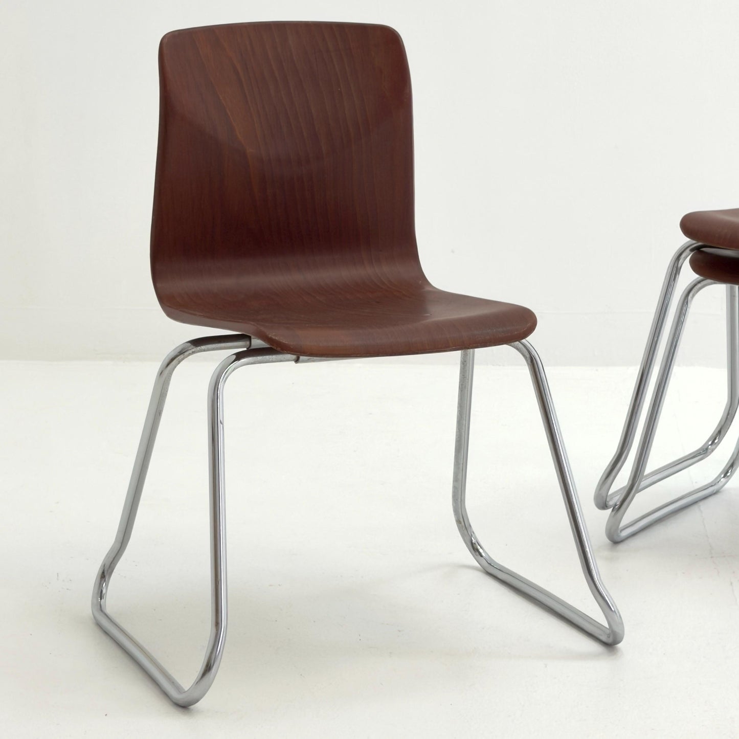 1 of 3 Mid Century Pagholz Chair by Thur-Op, Germany 1990s