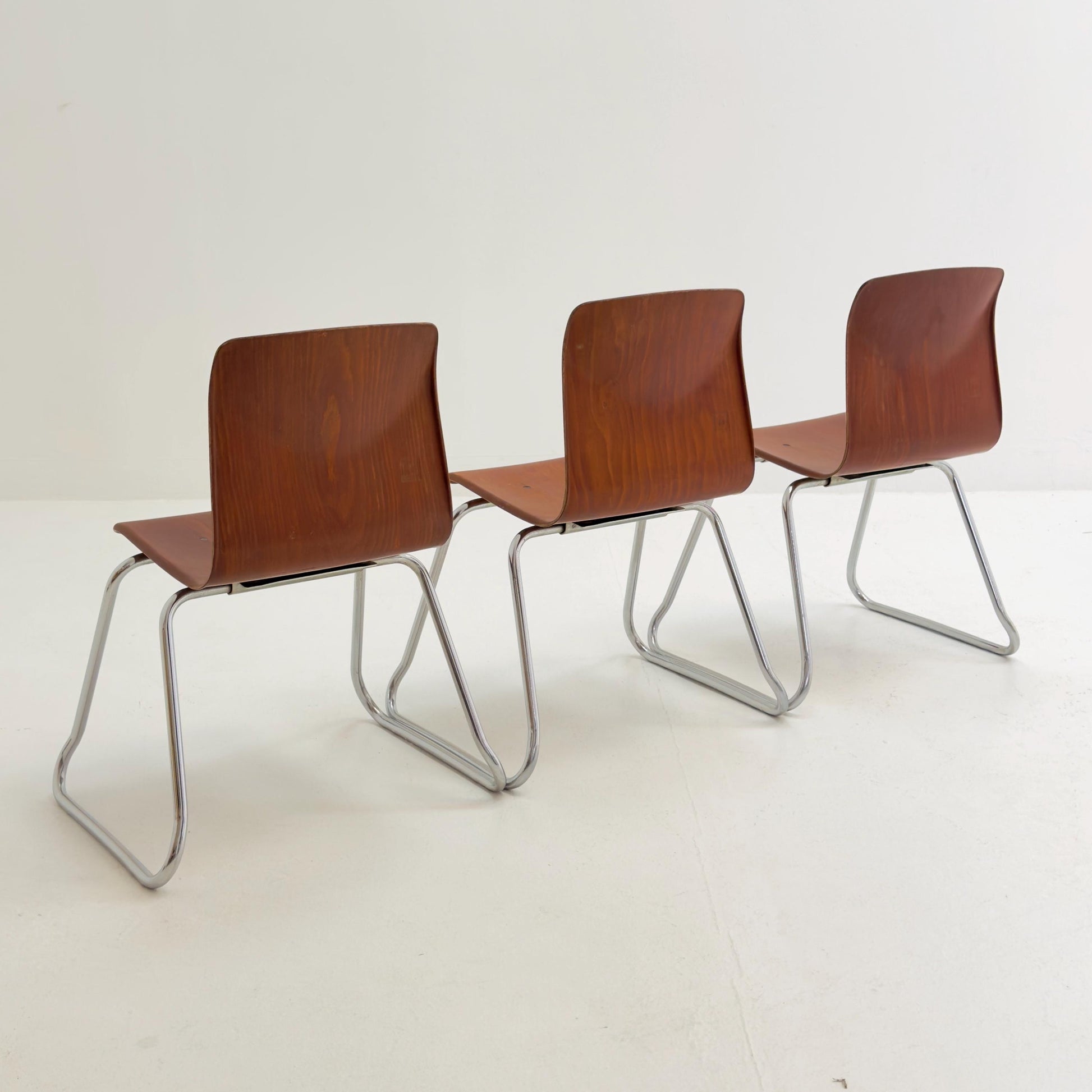 1 of 3 Mid Century Pagholz Chair by Thur-Op, Germany 1990s