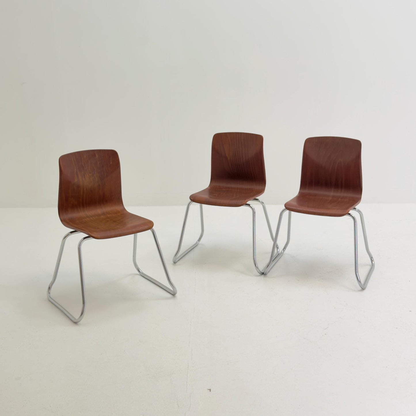 1 of 3 Mid Century Pagholz Chair by Thur-Op, Germany 1990s
