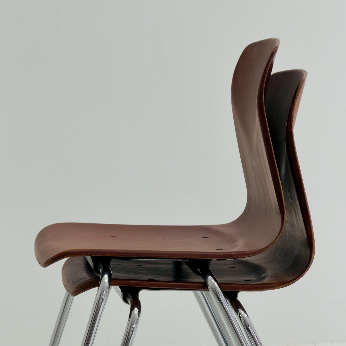 1 of 3 Mid Century Pagholz Chair by Thur-Op, Germany 1990s