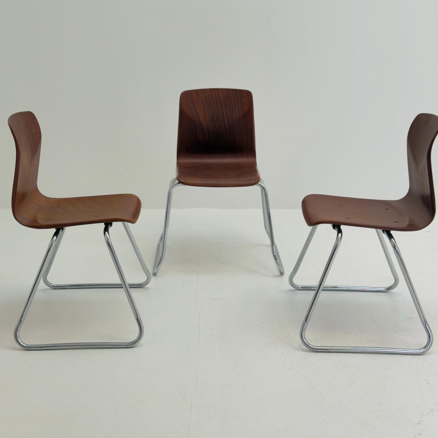 1 of 3 Mid Century Pagholz Chair by Thur-Op, Germany 1990s