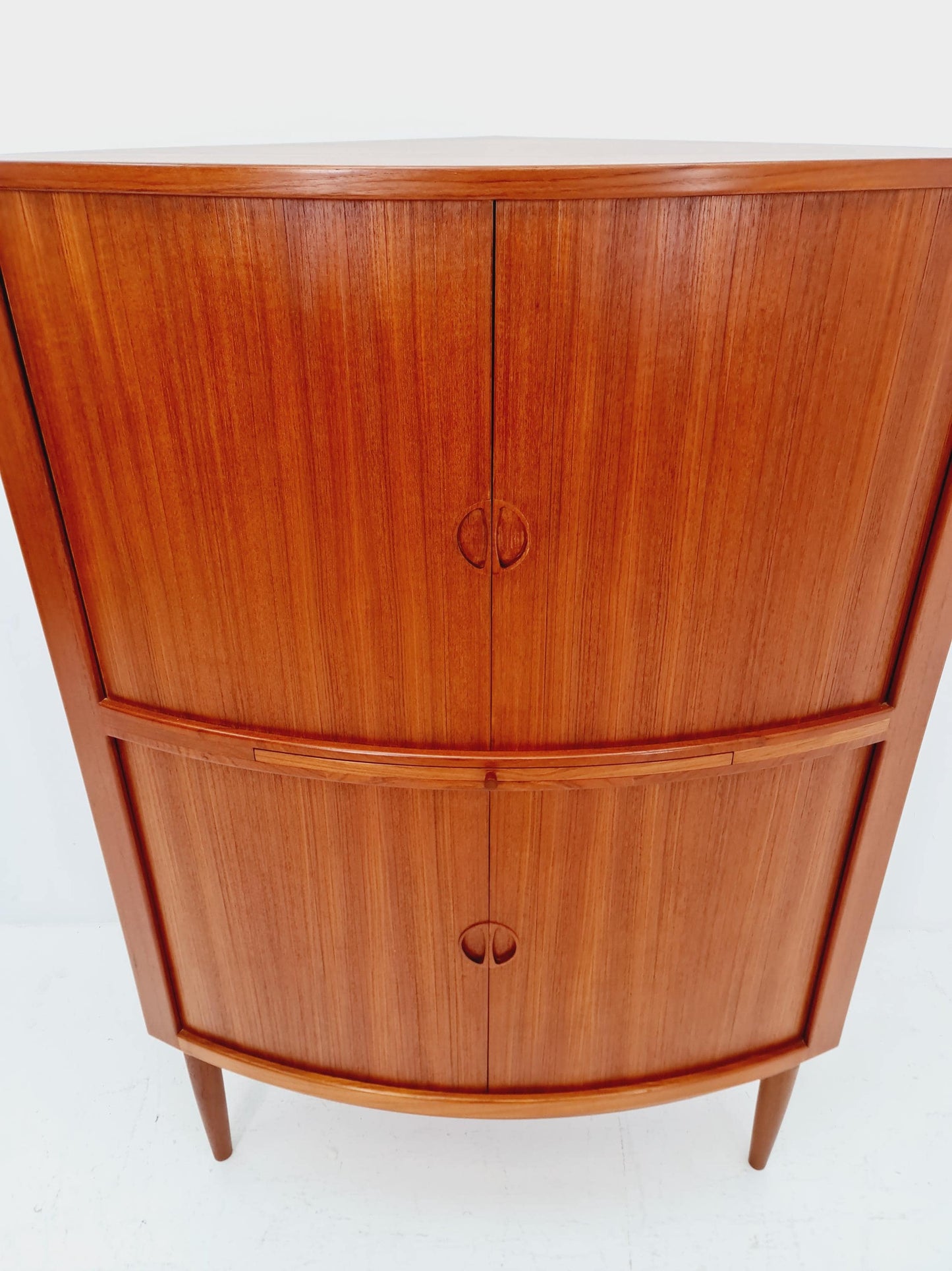 Mid Century Modern danish Drniks corner cabinet teak By johannes Anderson , 1960s