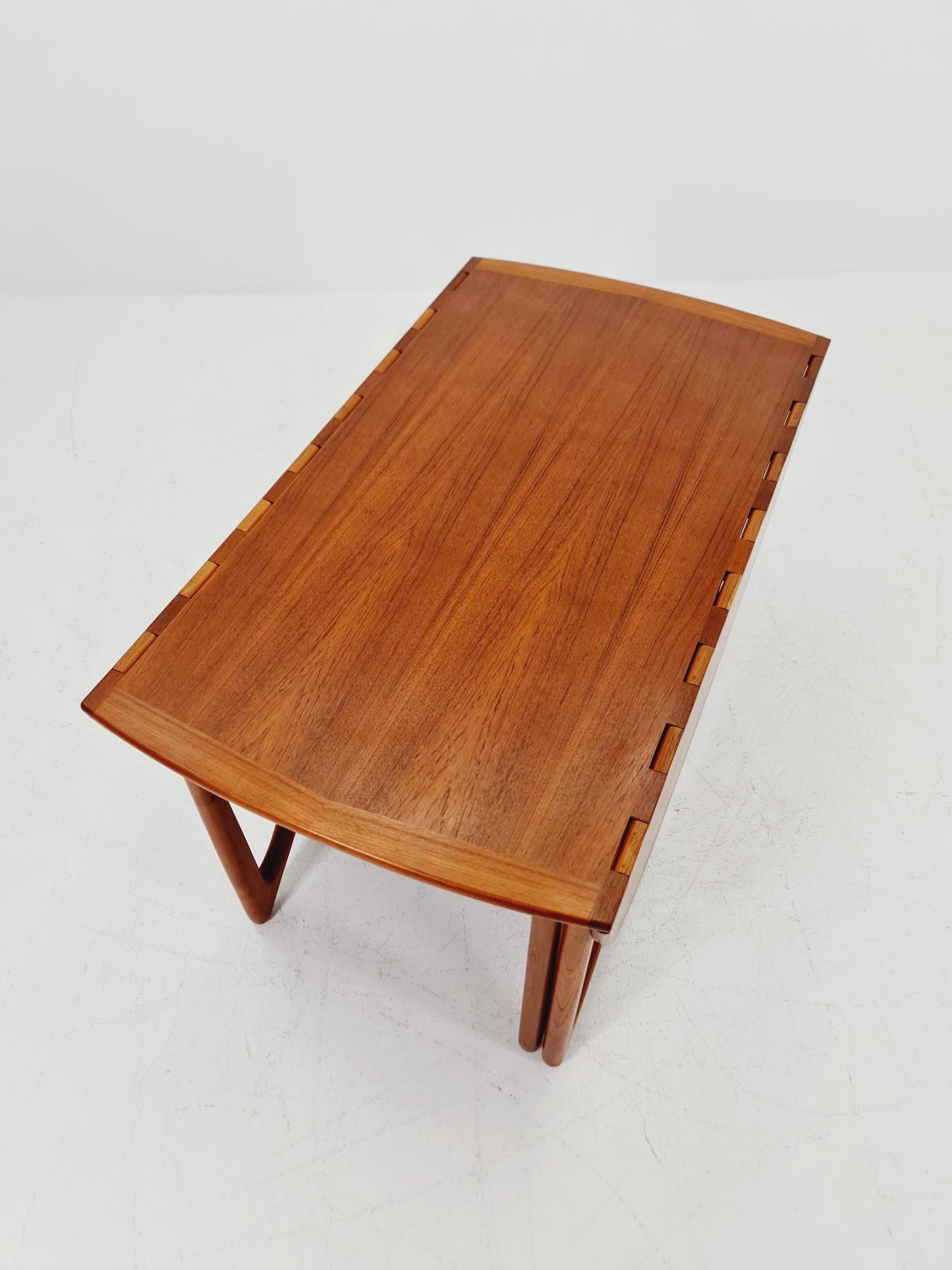 Iconic Danish Mid-Century Modern Drop leaf Teak Dining Table by Niels Koefoed 1960s
