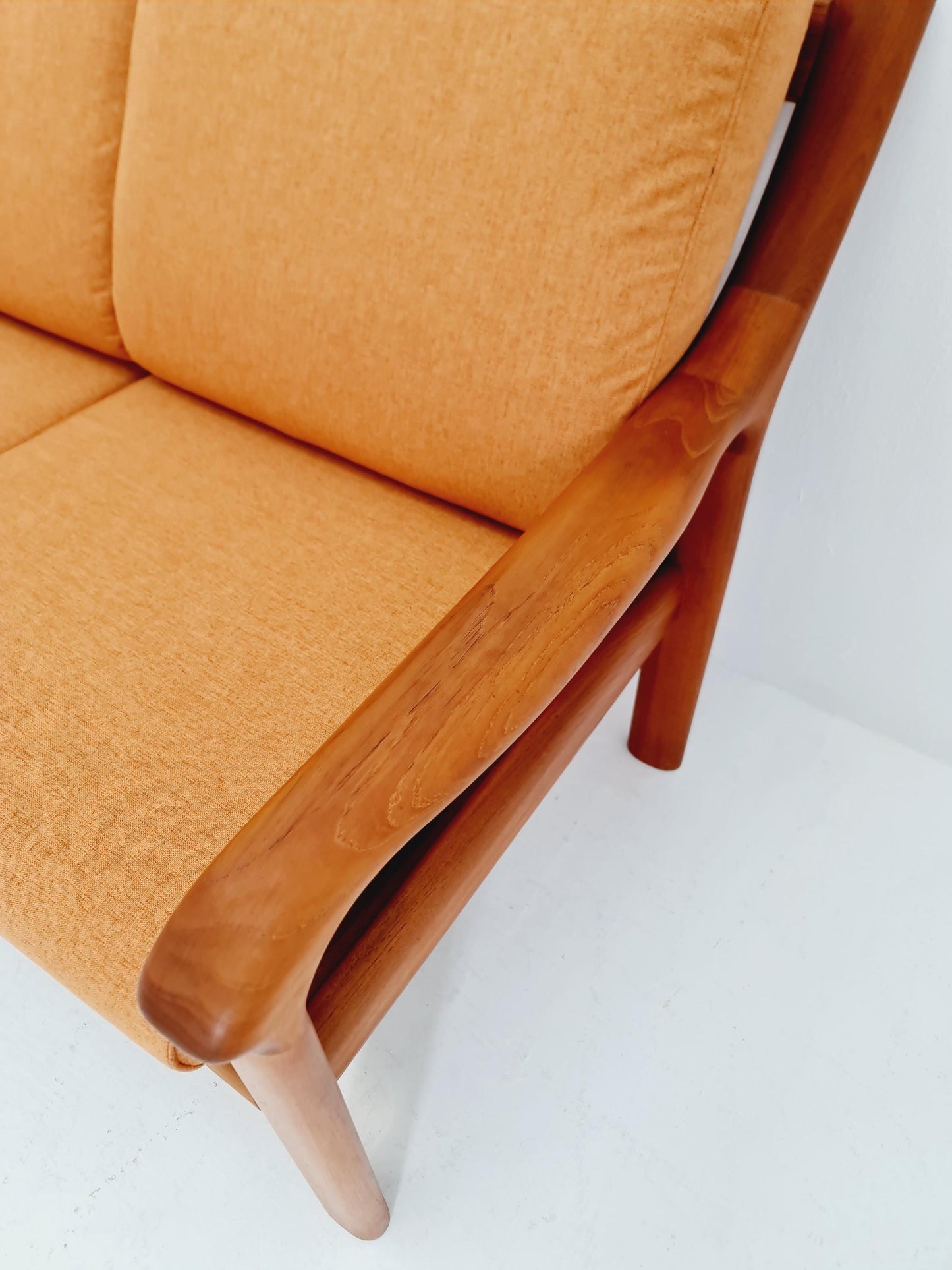 Mid century teak 3 -Seater Sofa by Holstebro möbelfabrik A/S , 1970s