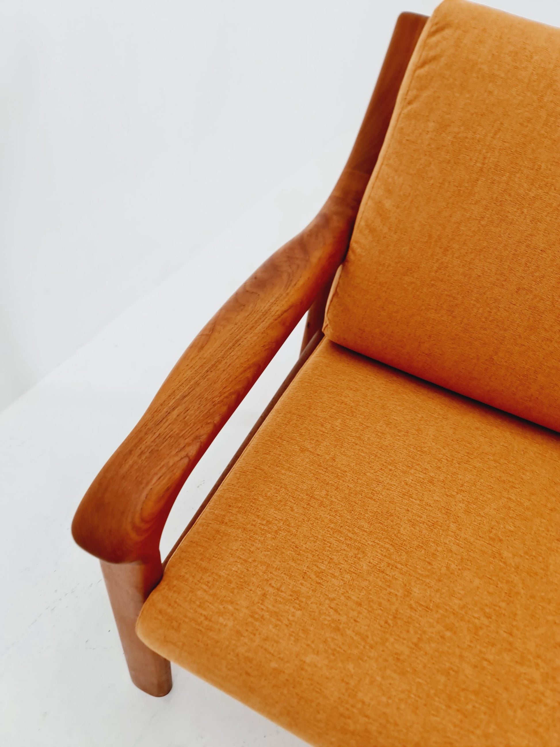 Mid century teak 3 -Seater Sofa by Holstebro möbelfabrik A/S , 1970s