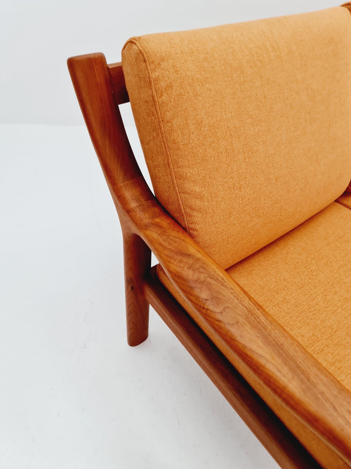 Mid century teak 3 -Seater Sofa by Holstebro möbelfabrik A/S , 1970s