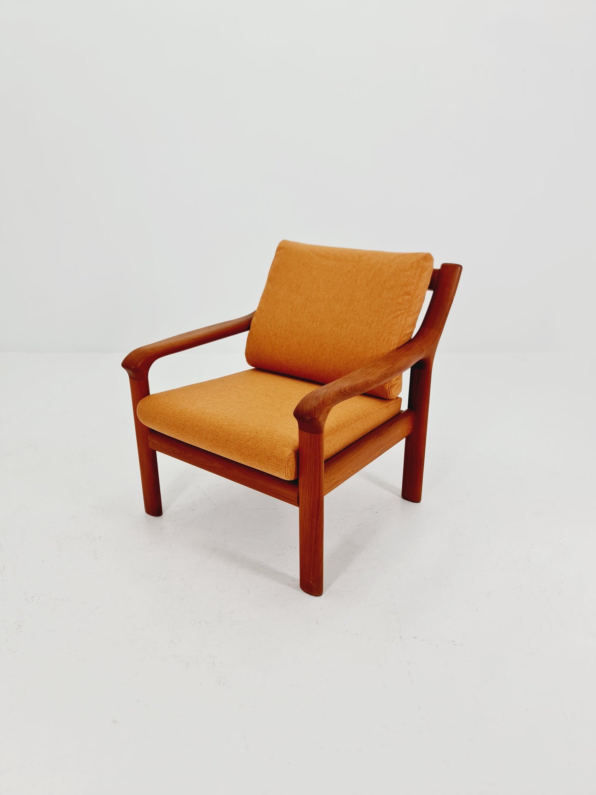 Mid century teak easy lounge chair by Holstebro Möbelfabrik A/S , 1970s