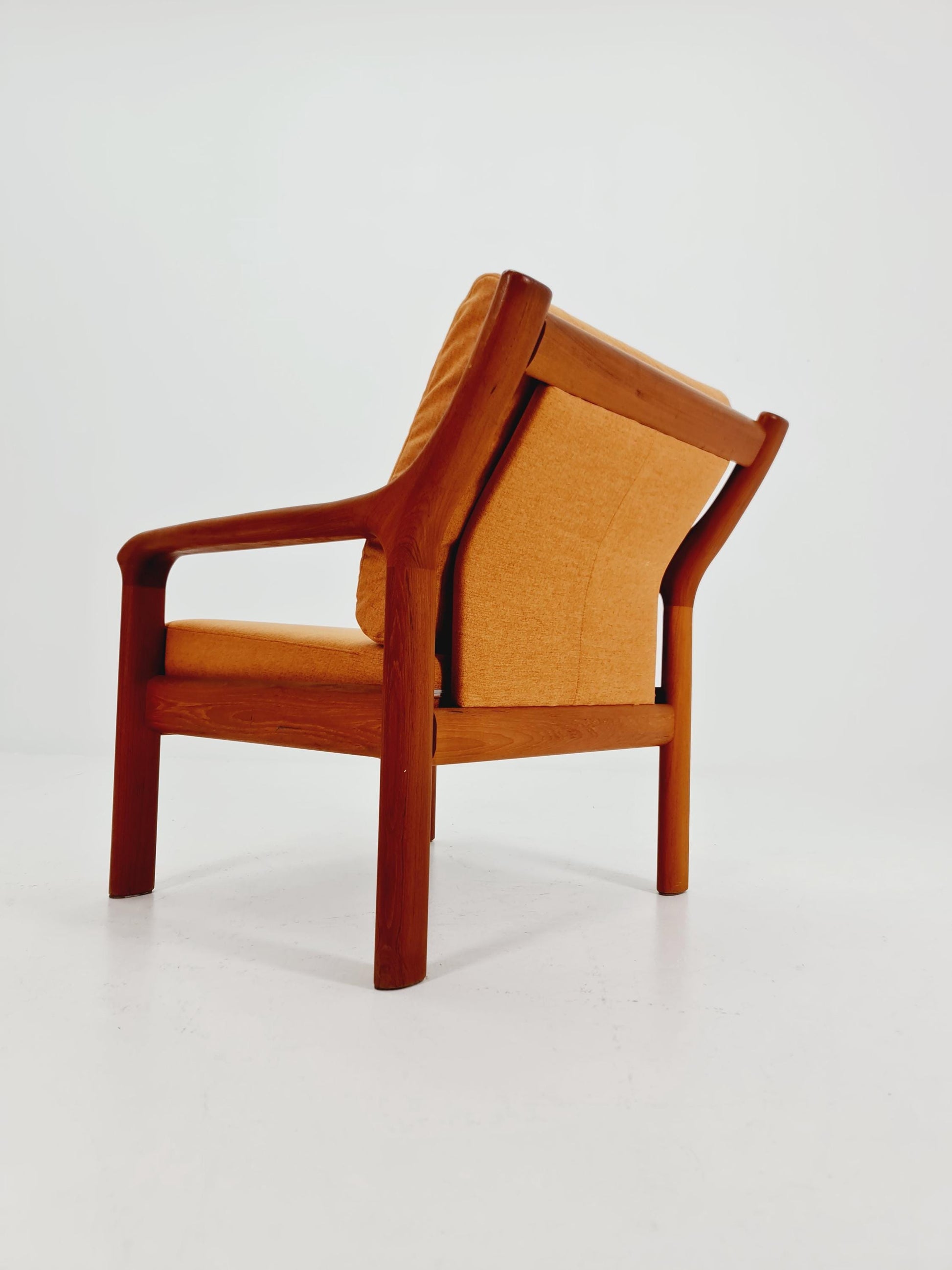 Mid century teak easy lounge chair by Holstebro Möbelfabrik A/S , 1970s