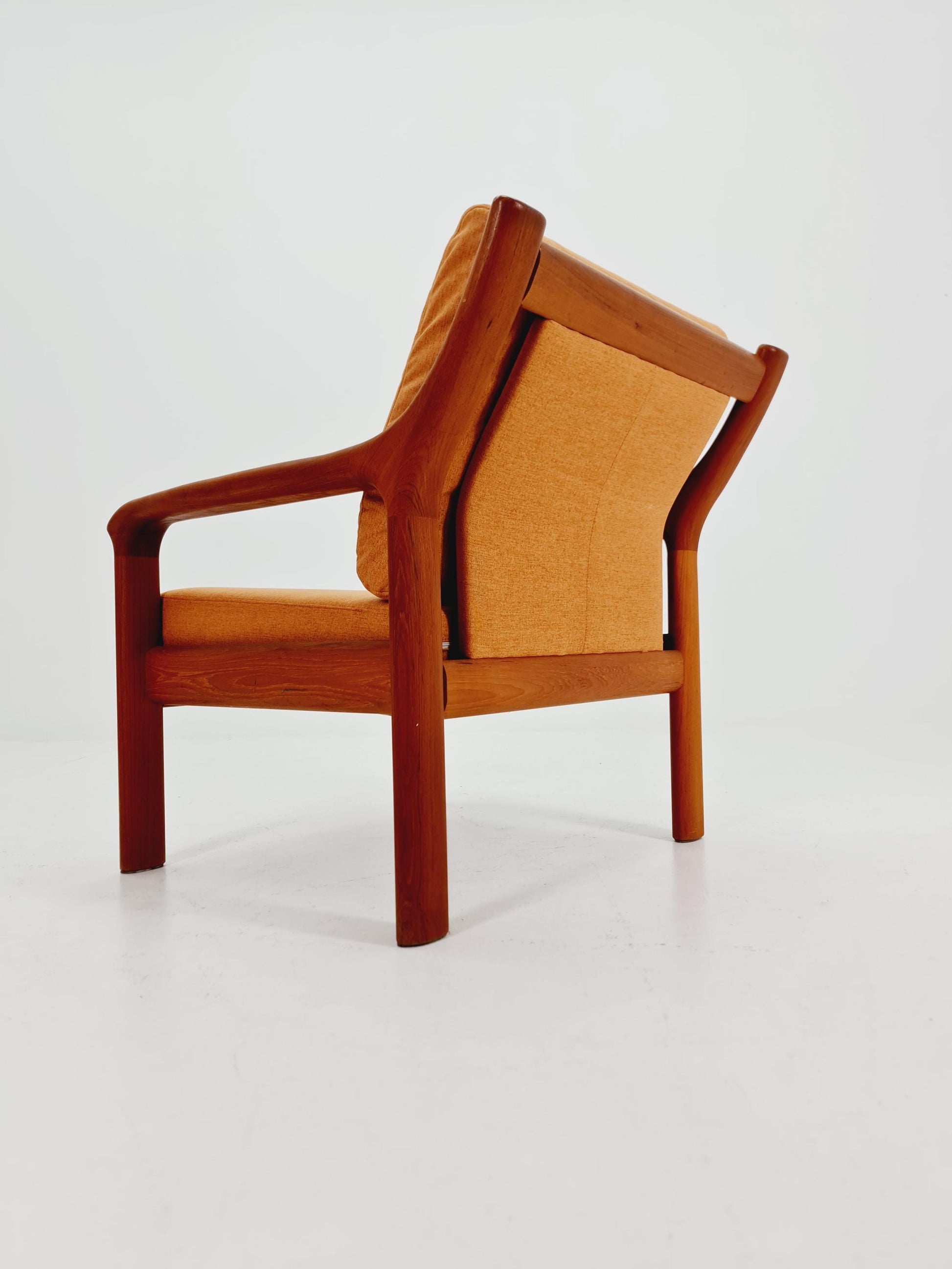 Mid century teak easy lounge chair by Holstebro Möbelfabrik A/S , 1970s
